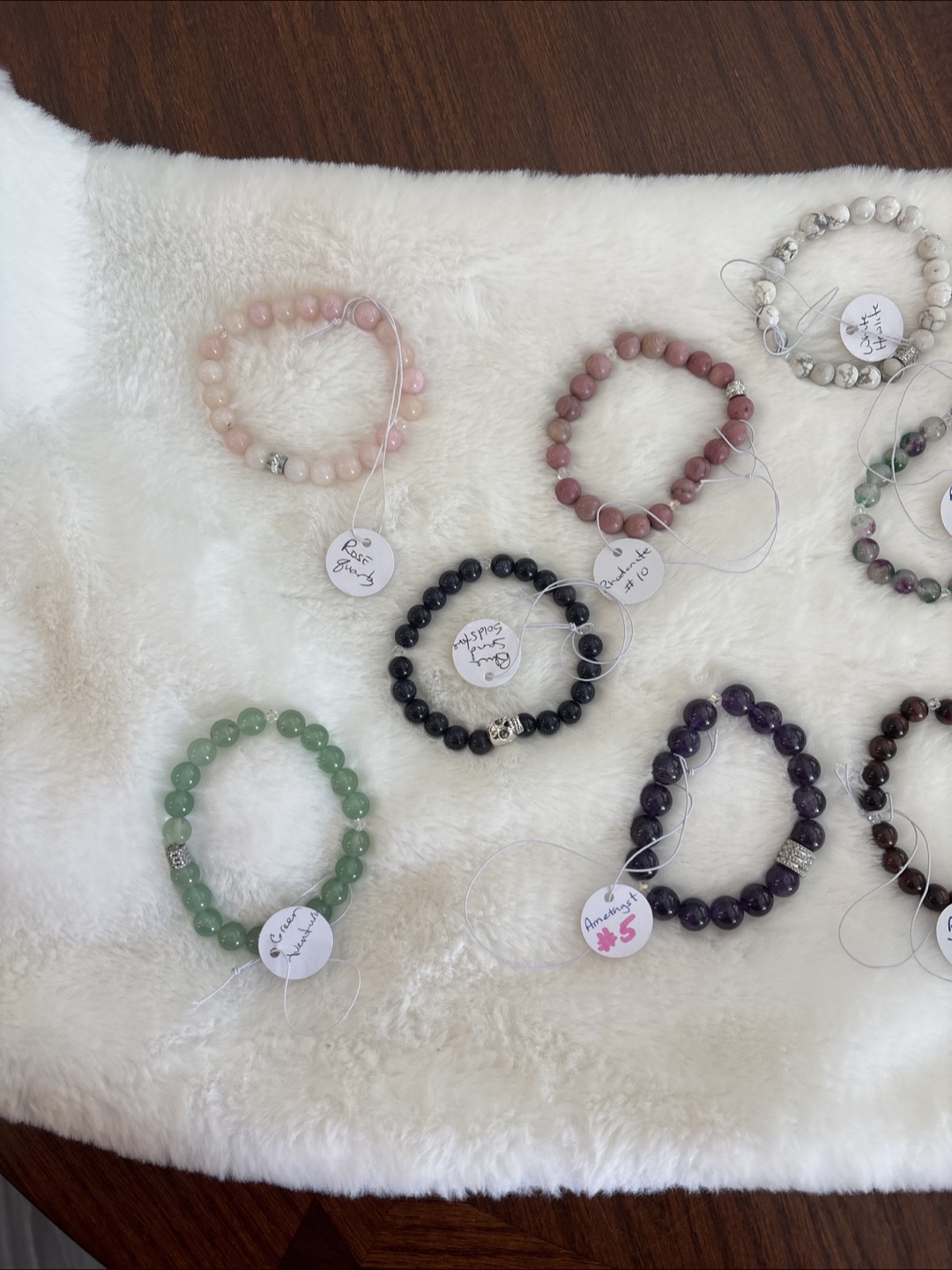 Handmade Gemstone Beaded Bracelets
