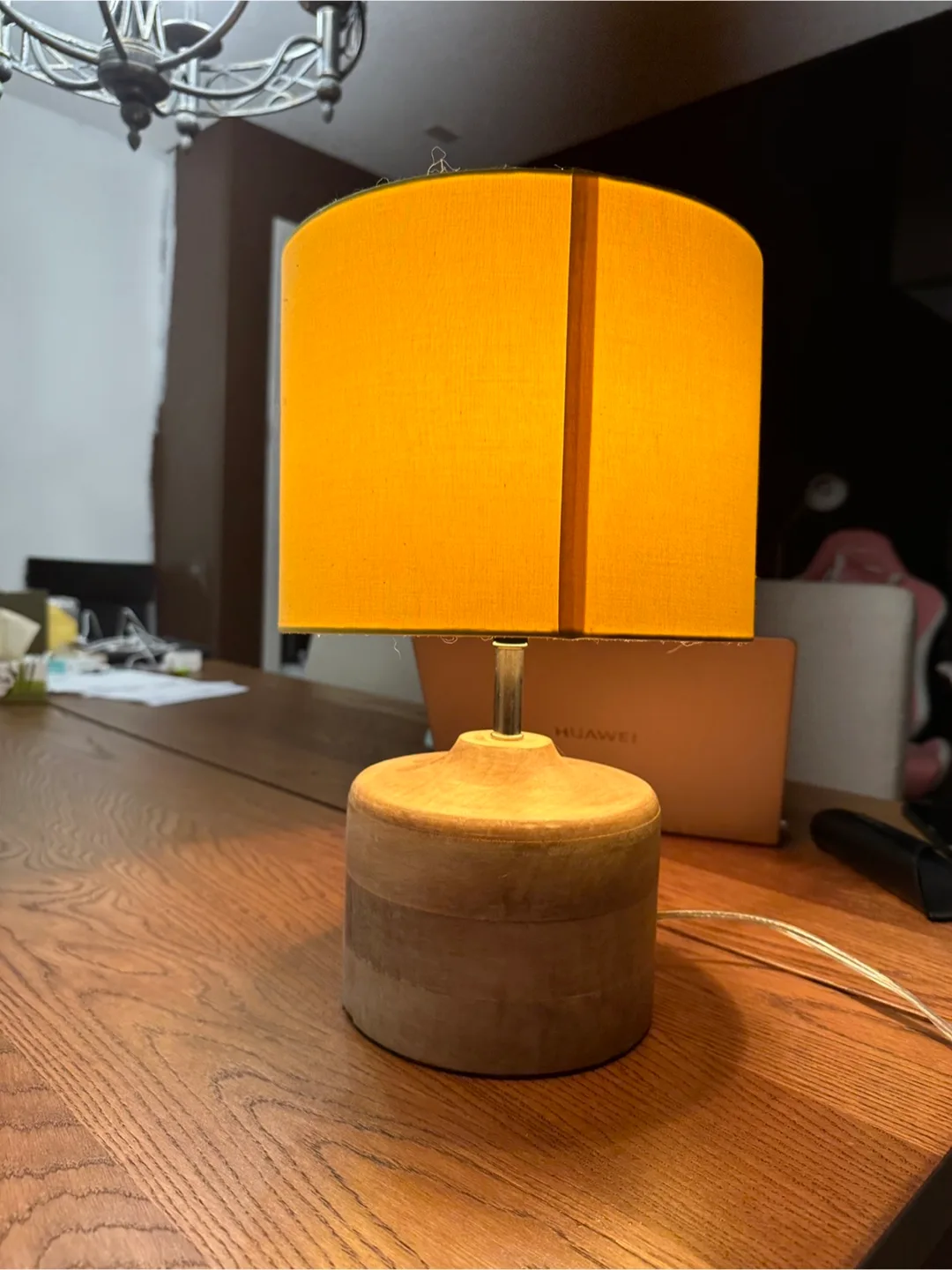 1 pair Yellow Table Lamp thumbnail