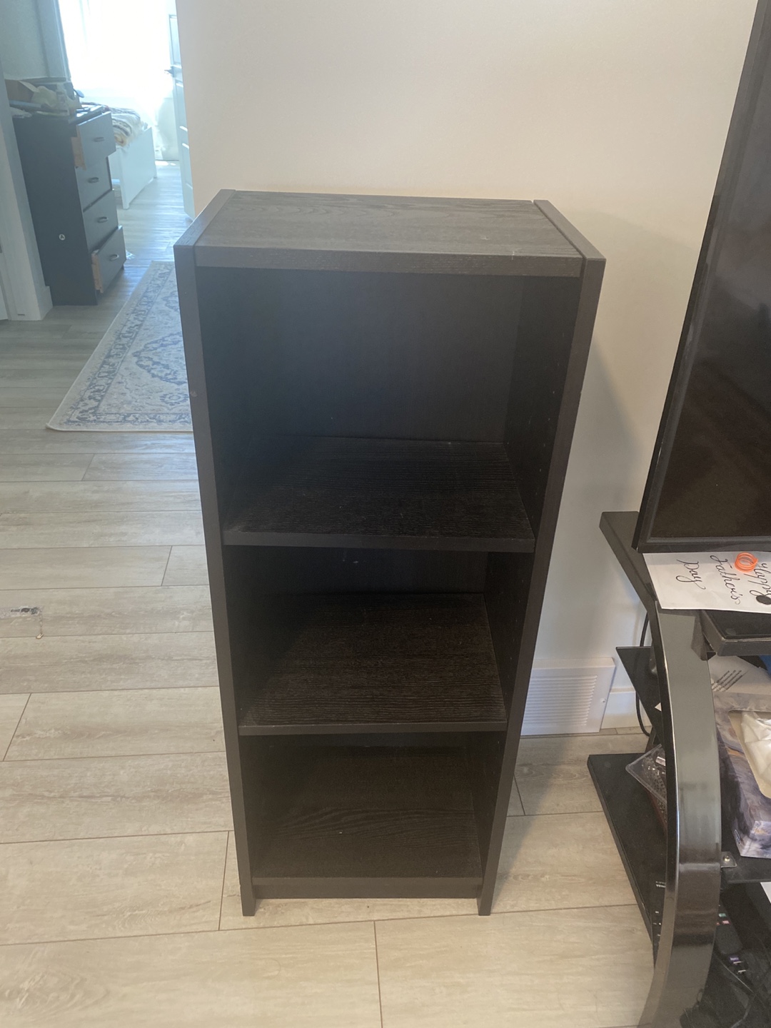 Black Wooden Bookcase