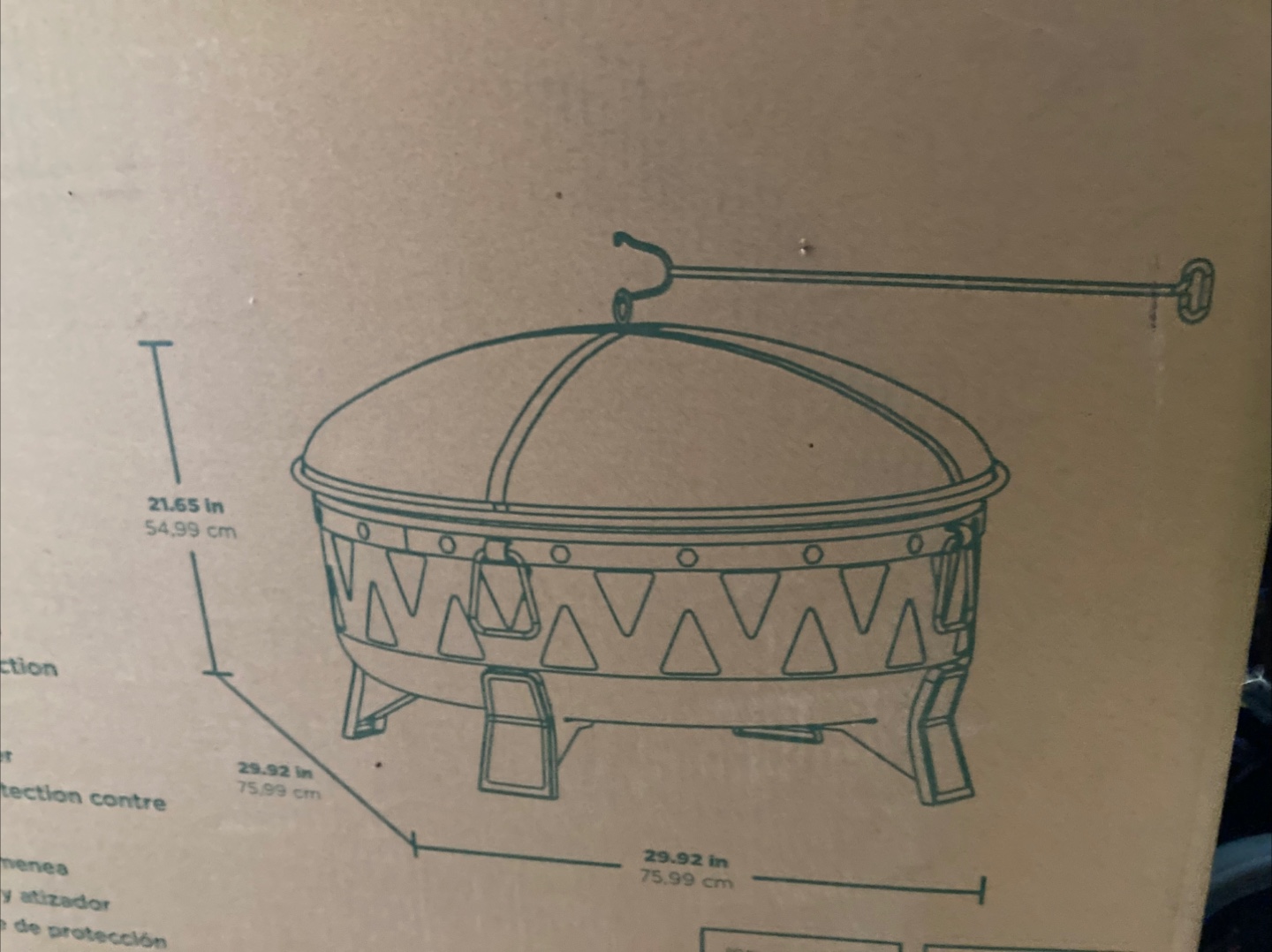 Garden Treasures Fire Pit w/ Cover - photo 2