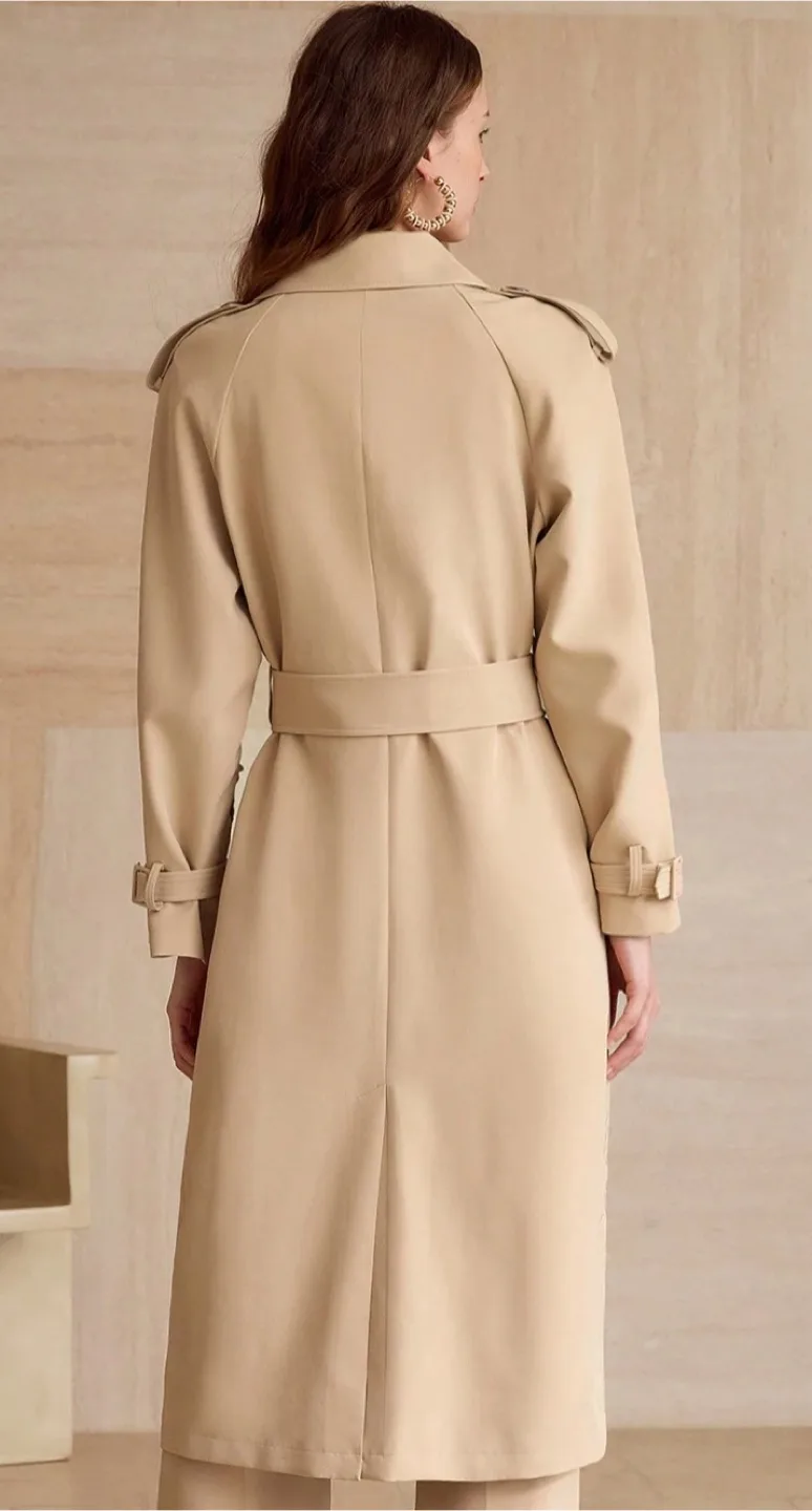 Premium Embroidery Trench Coat image indicator(4)