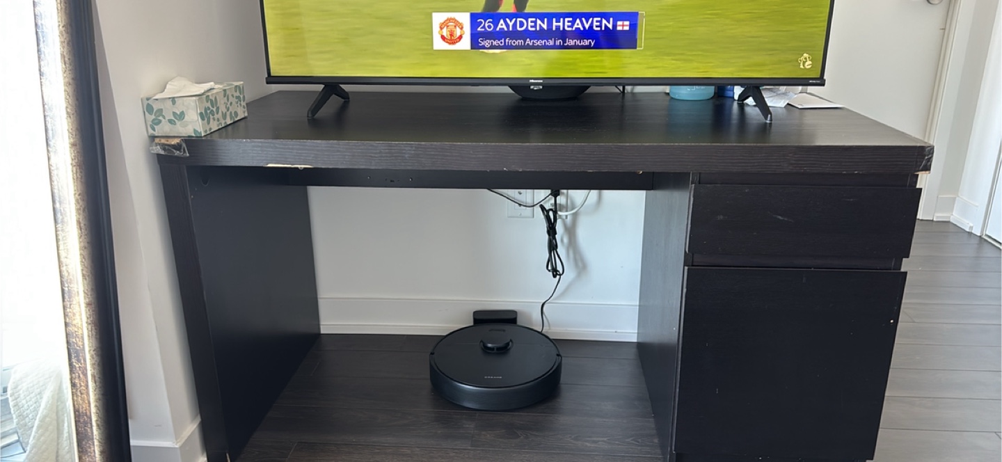 IKEA Desk with storage - Black