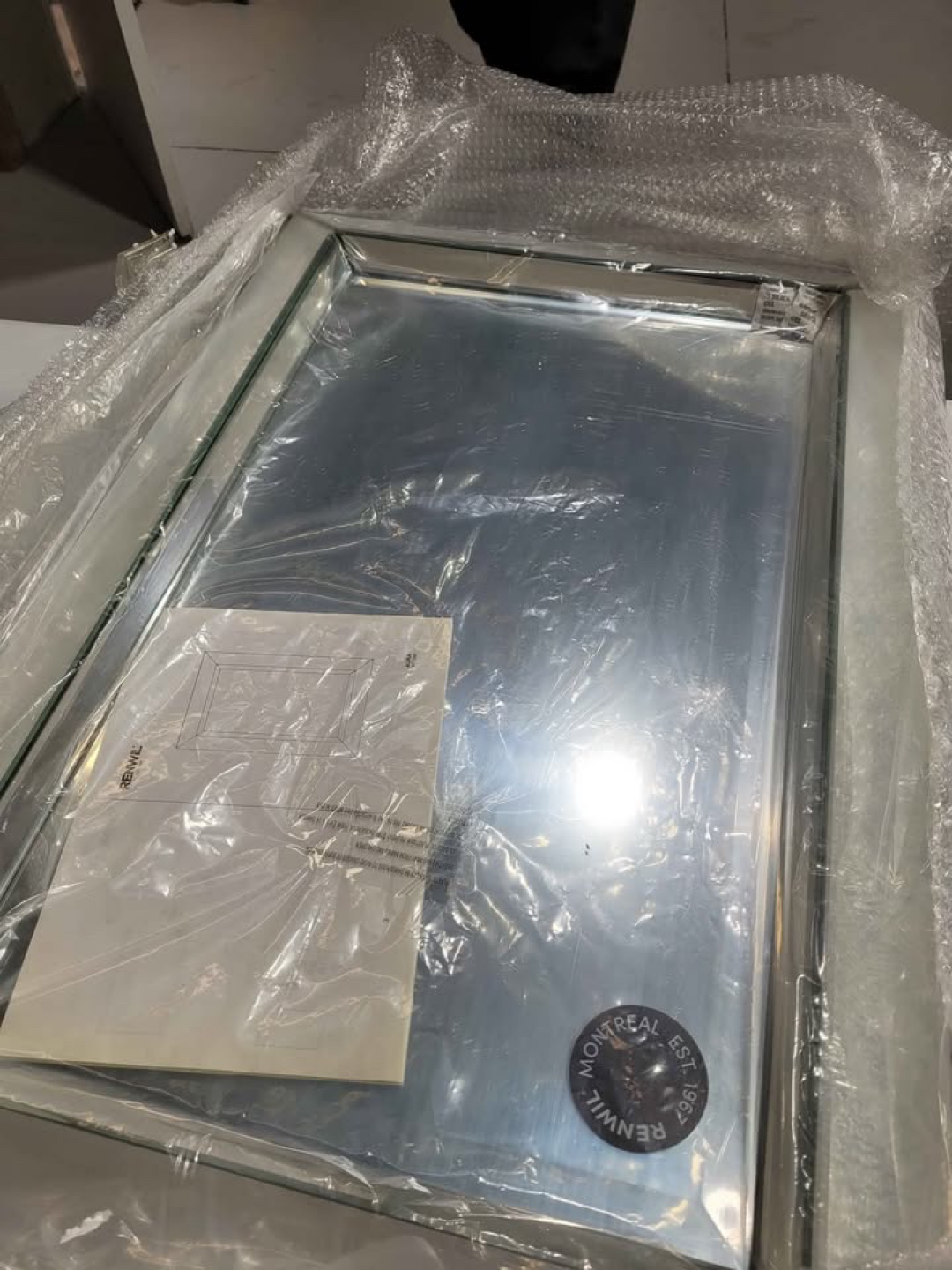 MOVING SALE MUST GO BRAND NEW 24x35 mirror with beveled edge