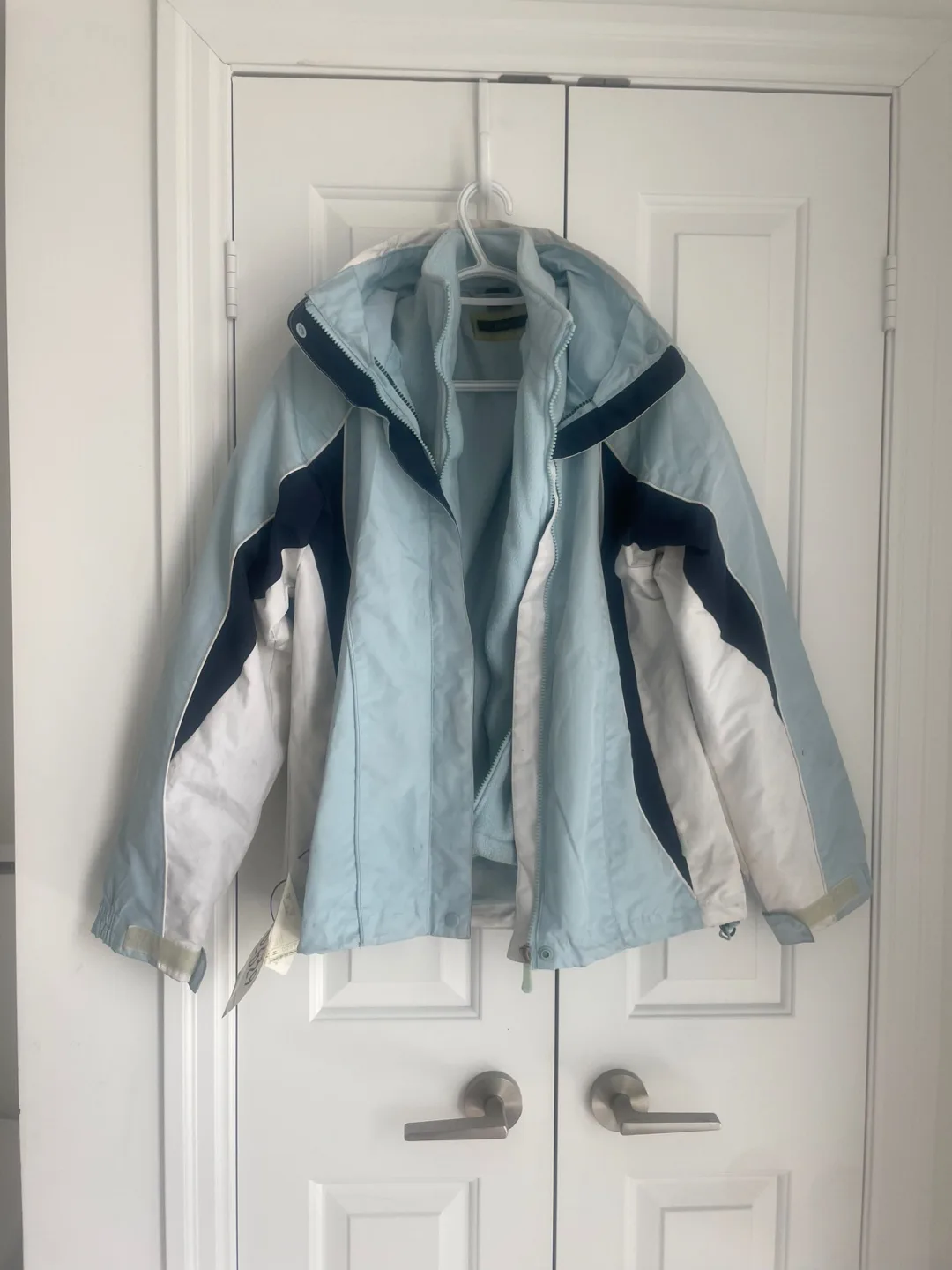 MJR Active Ski Jacket - Blue, White, Navy thumbnail