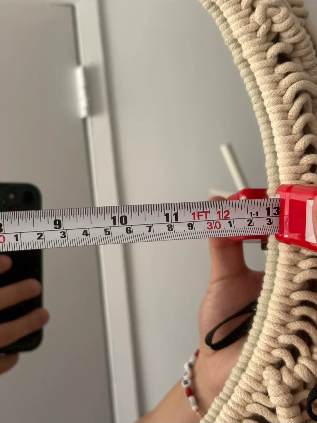 Macrame Hanging Mirror - Boho Decor 🇨🇦 image indicator(6)