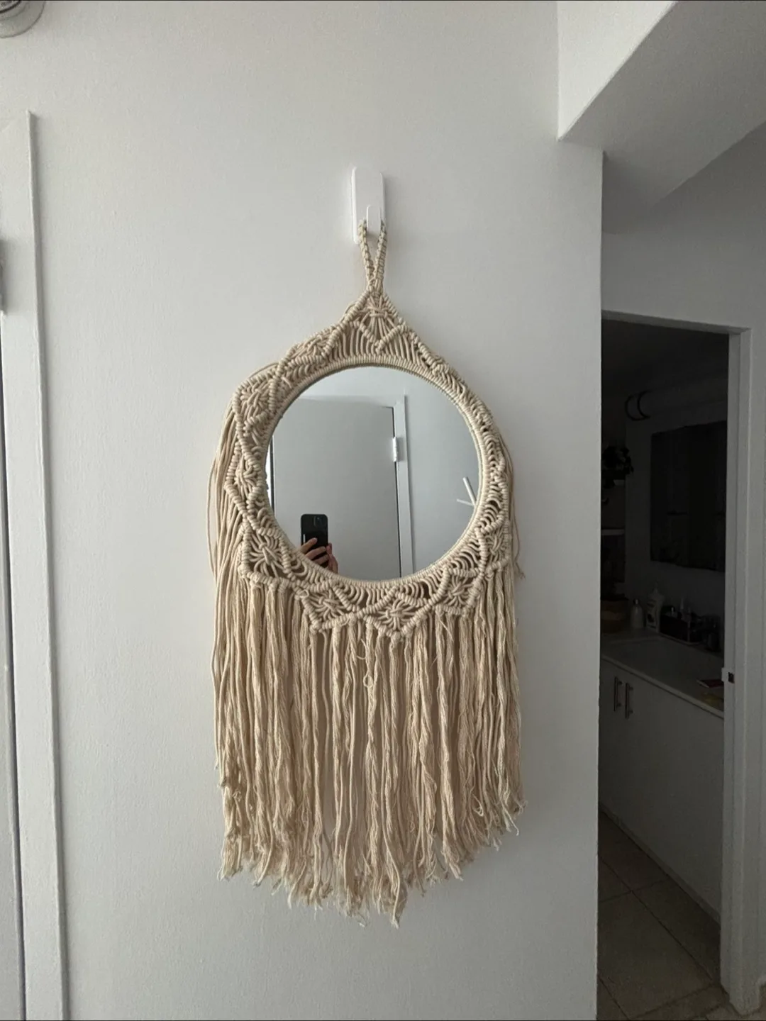 Macrame Hanging Mirror - Boho Decor 🇨🇦 image indicator(3)