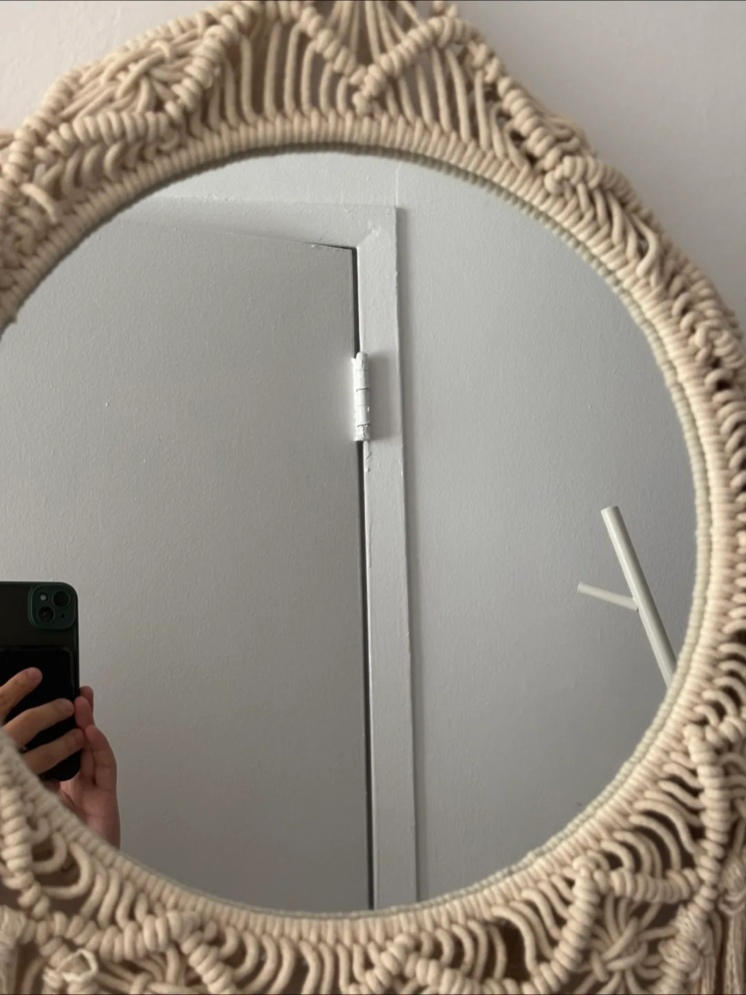 Macrame Hanging Mirror - Boho Decor 🇨🇦 image indicator(2)