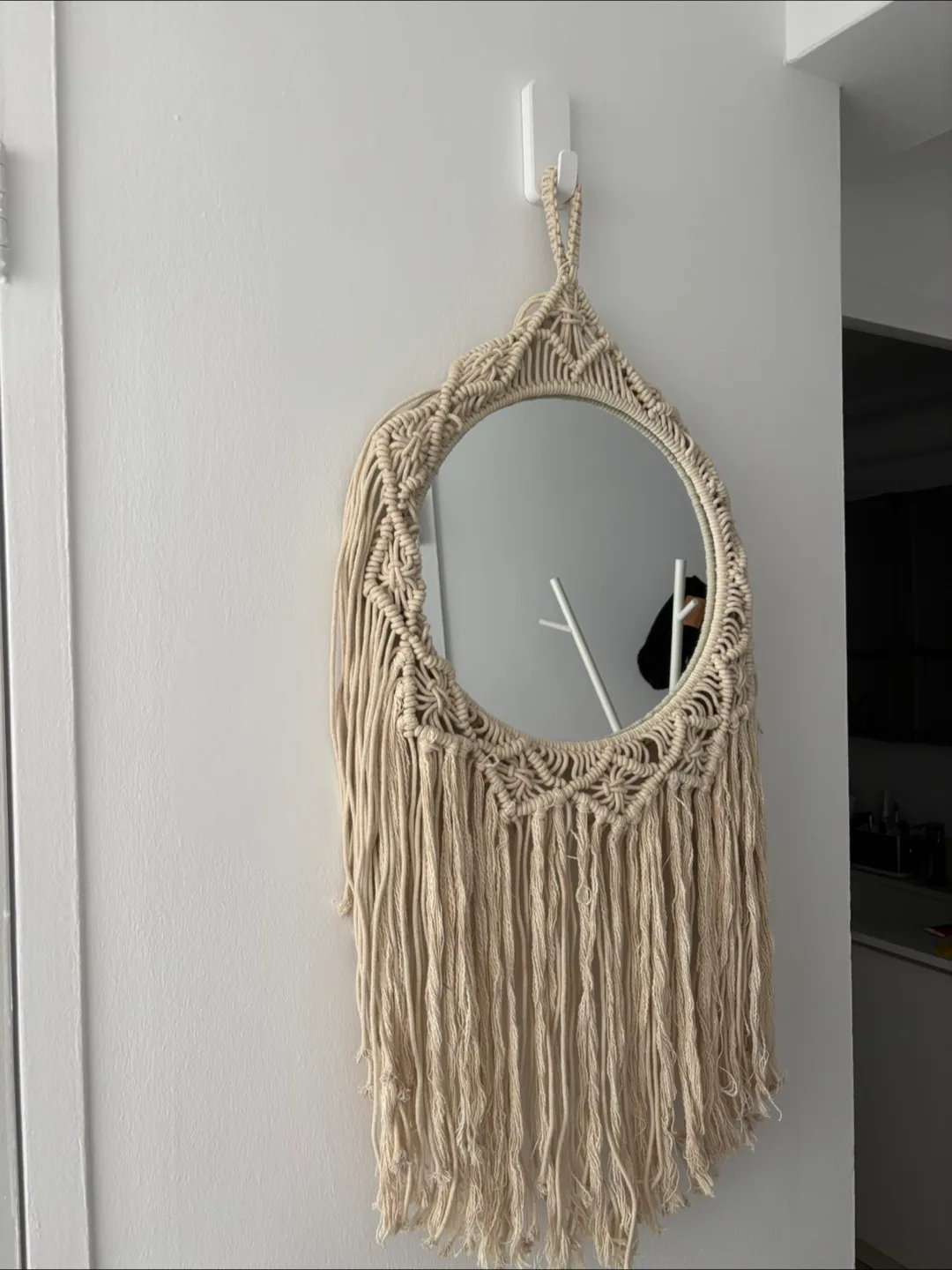 Macrame Hanging Mirror - Boho Decor 🇨🇦 image indicator(4)