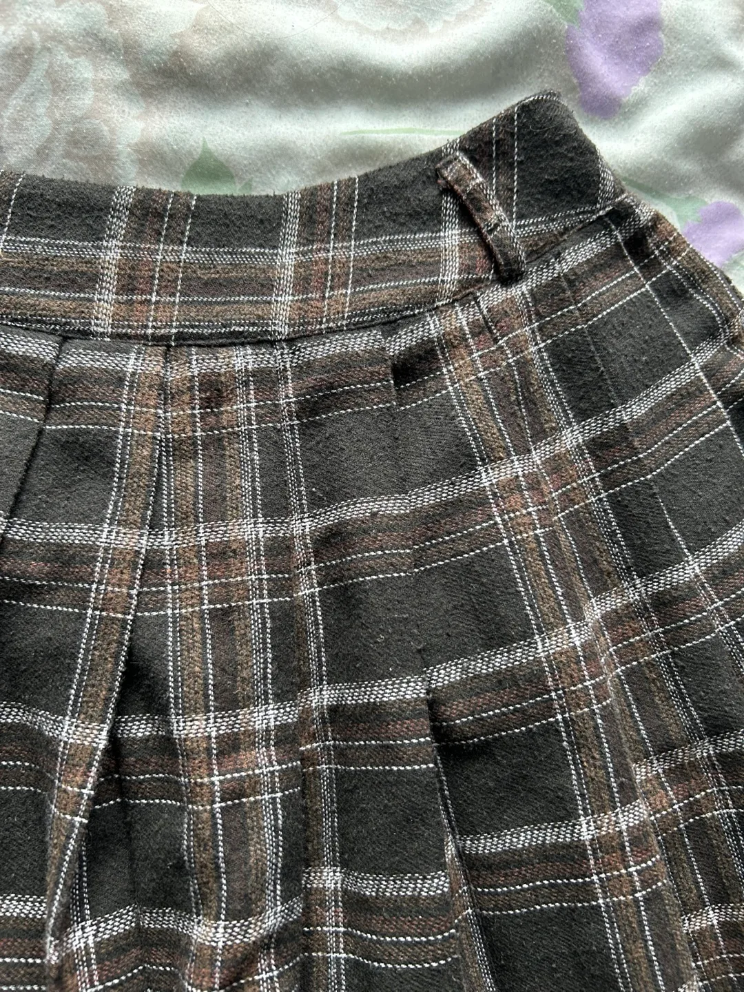 Plaid Pleated Skirt image indicator(2)