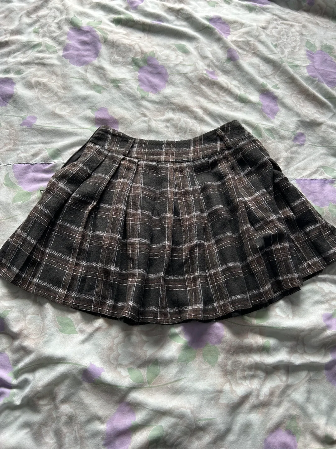 Plaid Pleated Skirt thumbnail