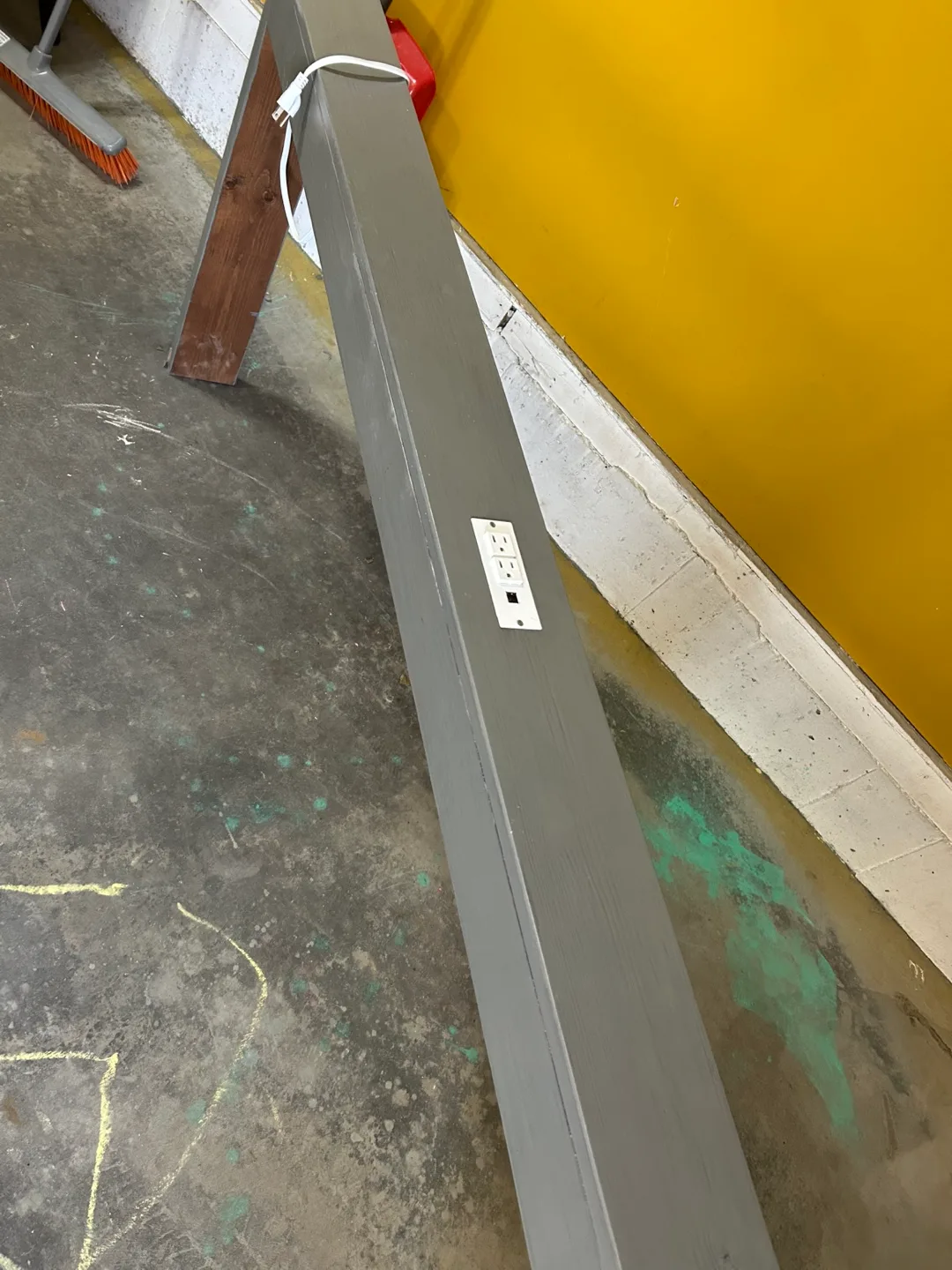 Custom Grey Window Seat Bench thumbnail