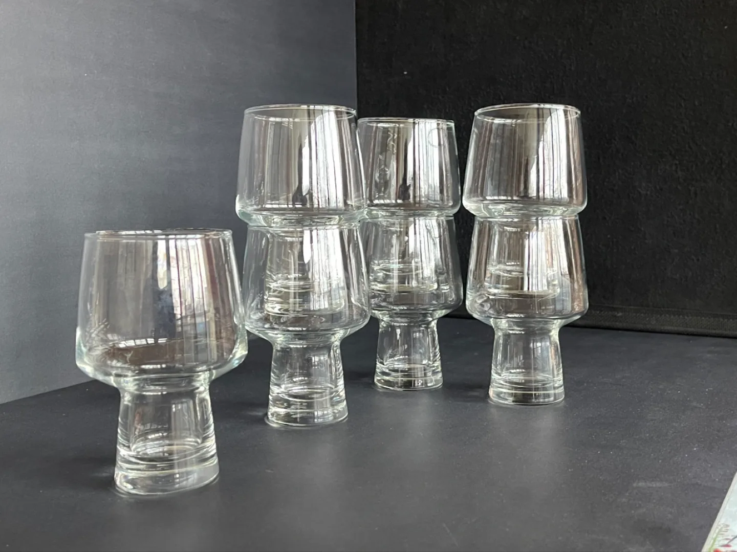 (8) Vintage 70s glasses in excellent condition thumbnail
