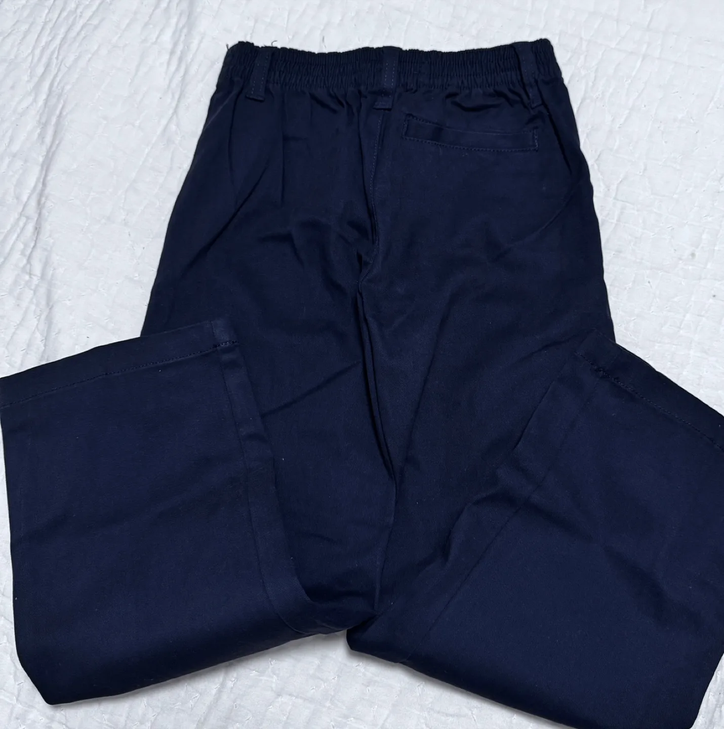 French Toast Boys' Relaxed Fit Navy Pants Size 7 thumbnail