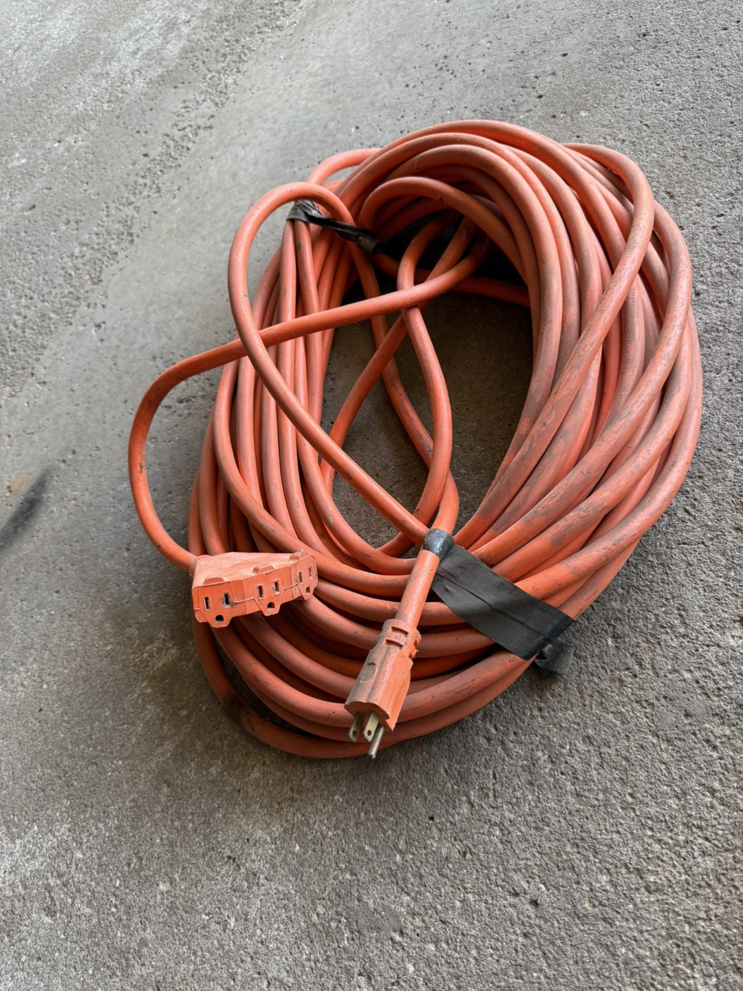 Heavy duty thick extension cord