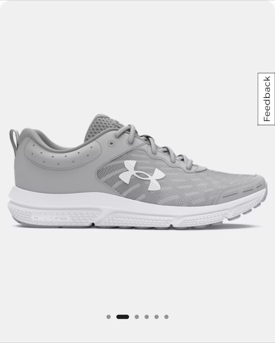 Under Armour Charged Assert 9 Grey - photo 2