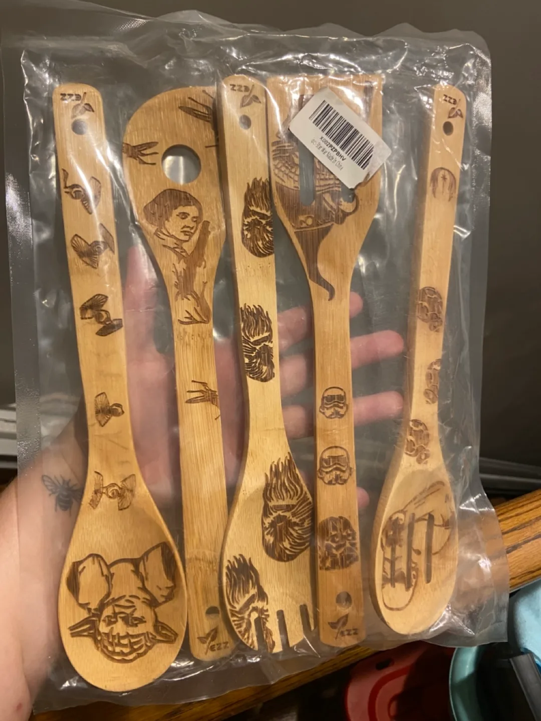 Star Wars Bamboo Cooking Utensil Set - New 🇨🇦 image indicator(2)