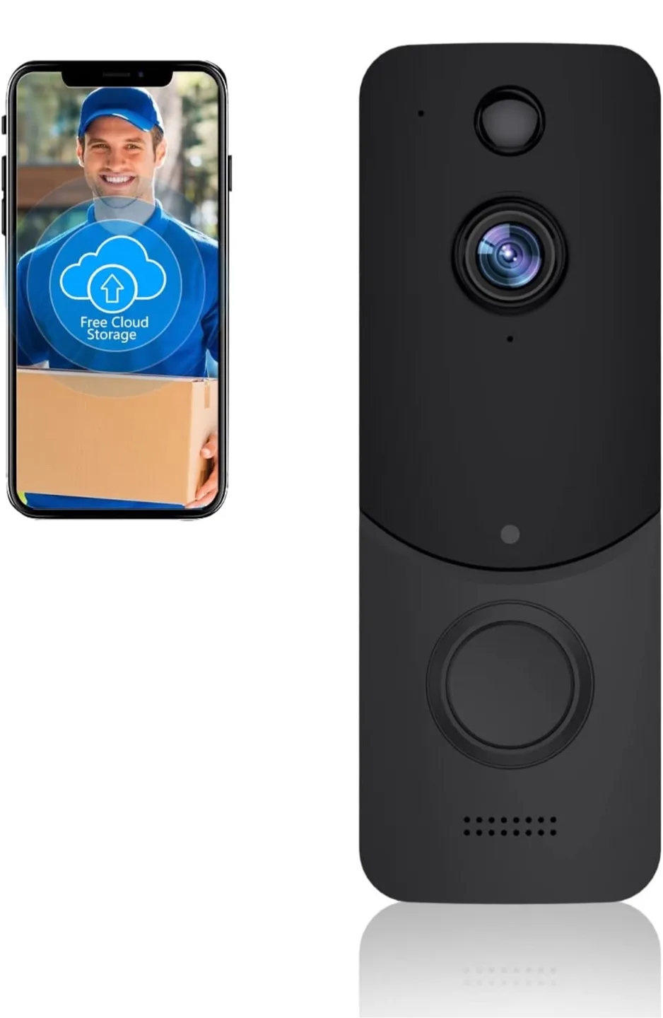 Video Doorbell Q8 Wi-Fi HD Weather Resistant - New in Box! thumbnail