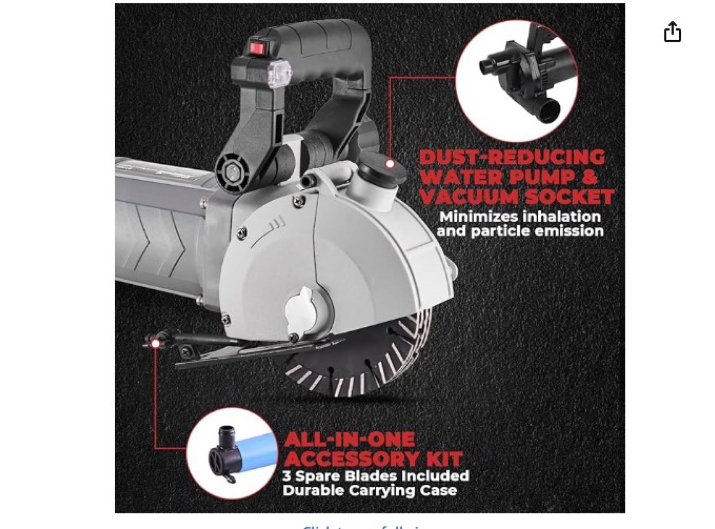 XtremepowerUS Wall Chaser Cutting  Grooving - photo 3