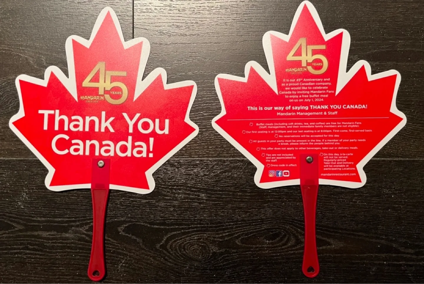 Mandarin 45th Anniversary Fans🇨🇦 thumbnail