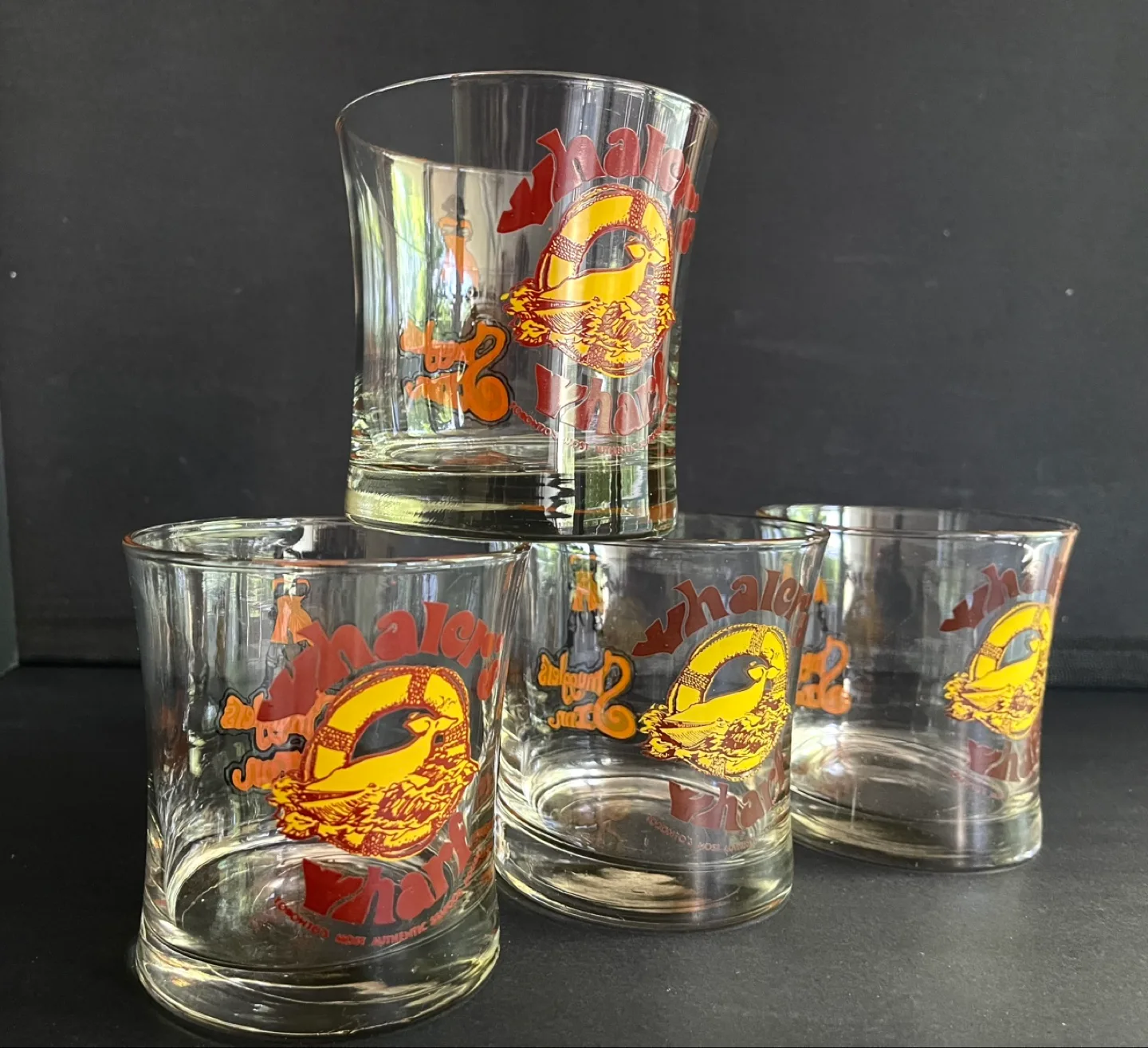 Get your summer drink on..! Very cool, vintage tumbler glasses. thumbnail