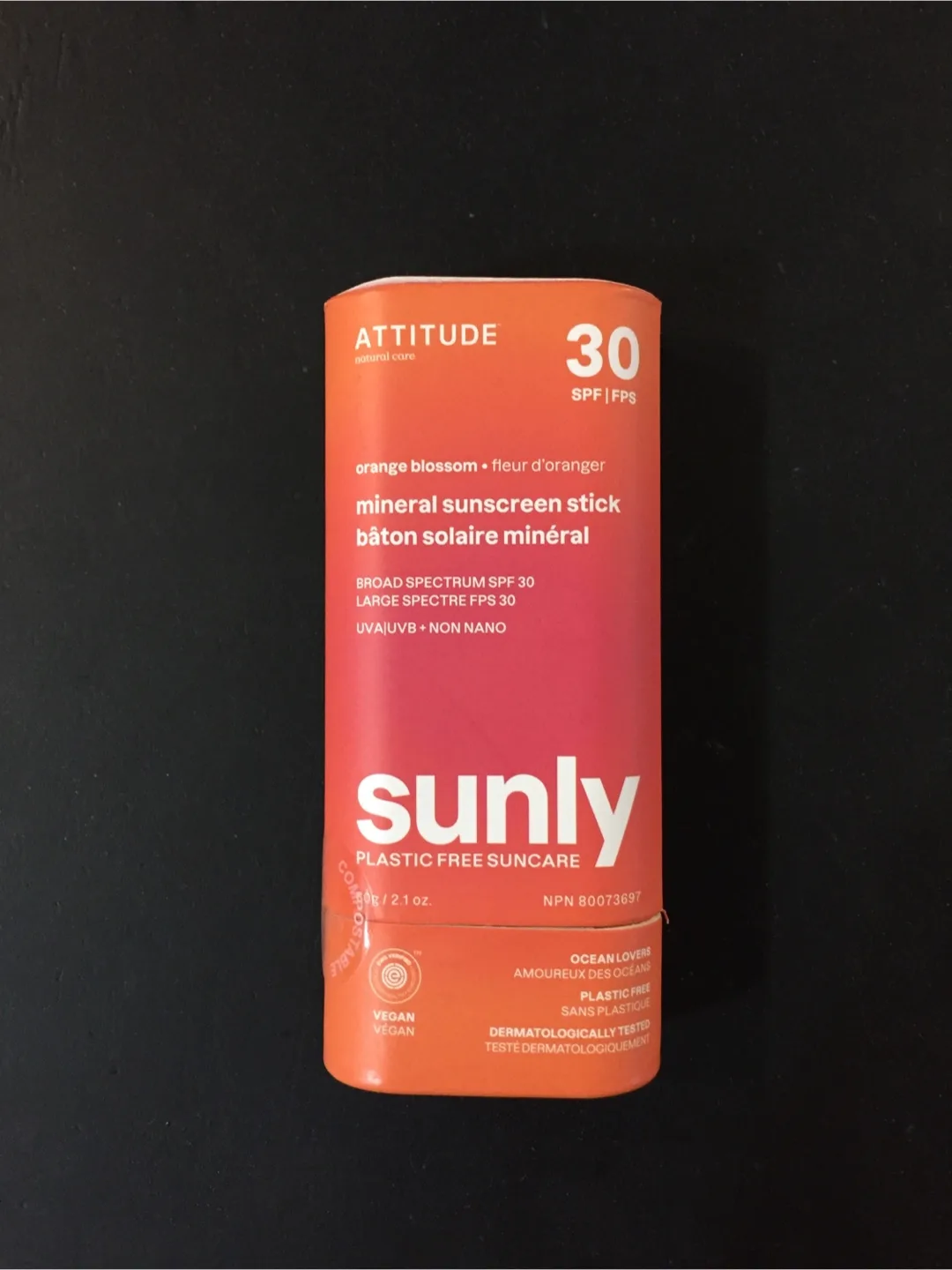 Attitude Sunly Mineral Sunscreen Stick SPF 30 thumbnail