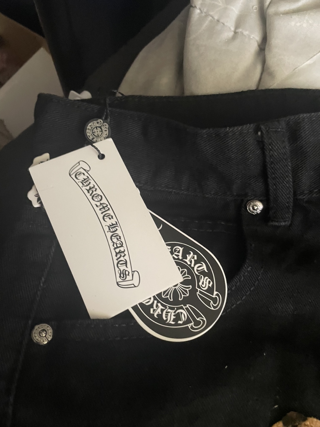 Chrome heart jeans - photo 3