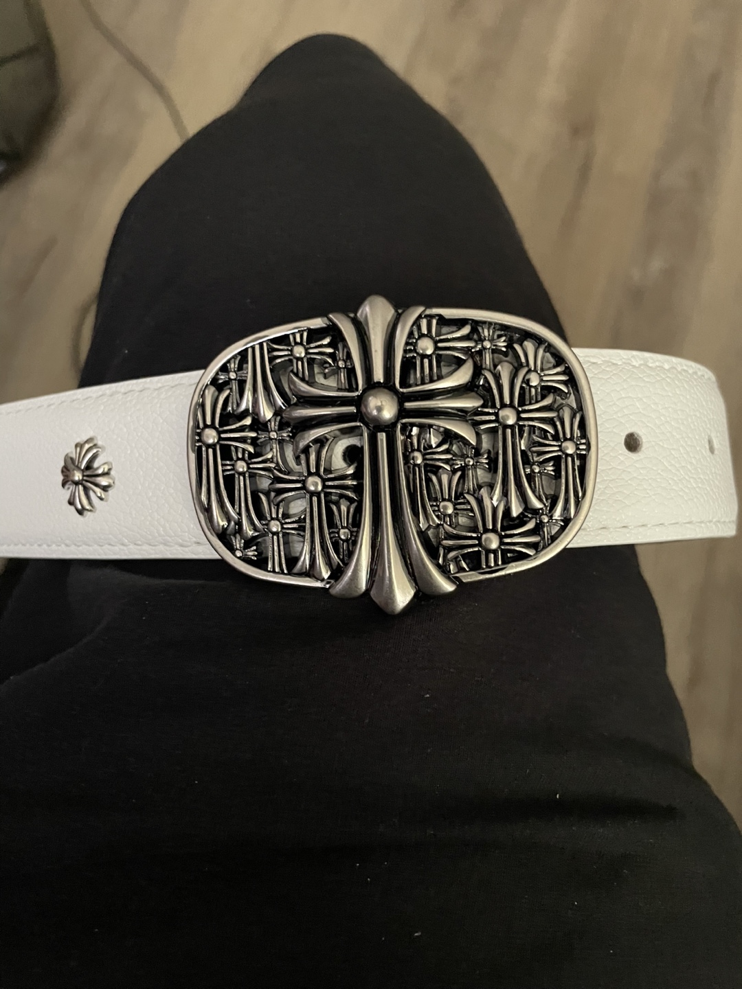 2 Chrome heart belts