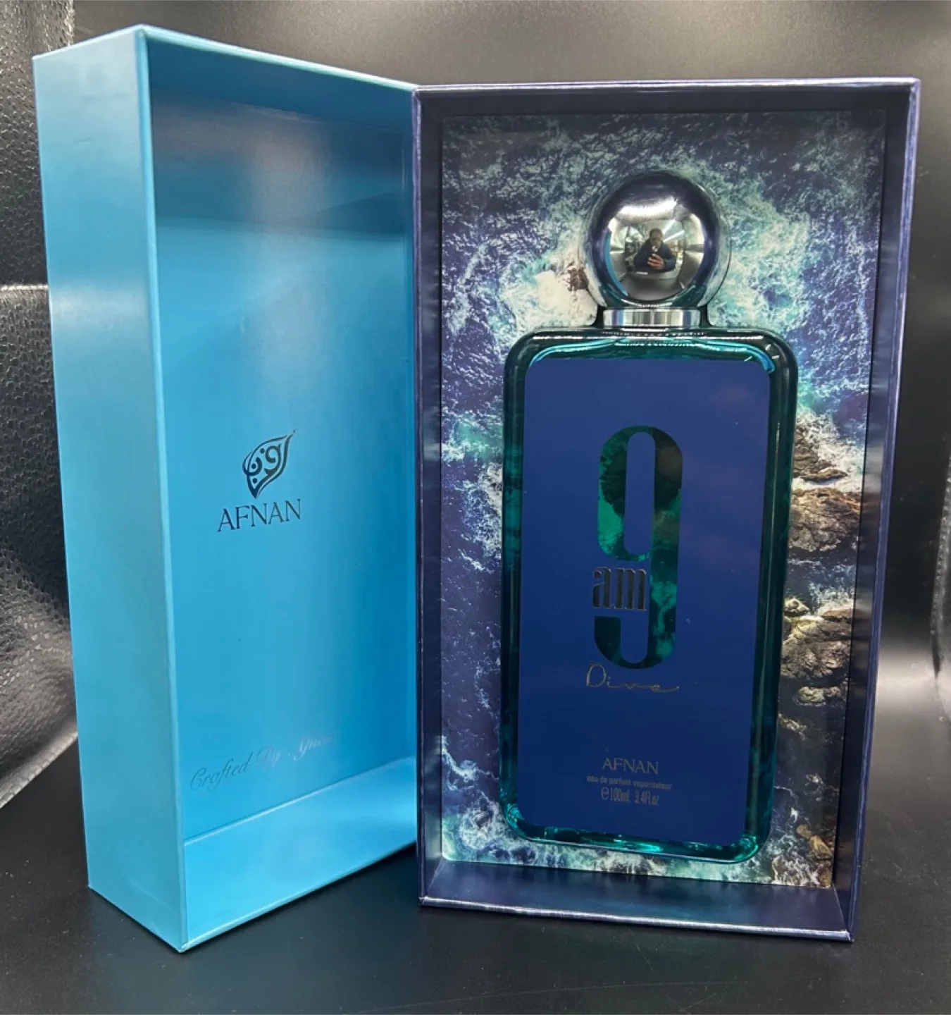 Afnan 9 AM Dive Eau De  Men's Parfum 100ml - New and Sealed image indicator(5)