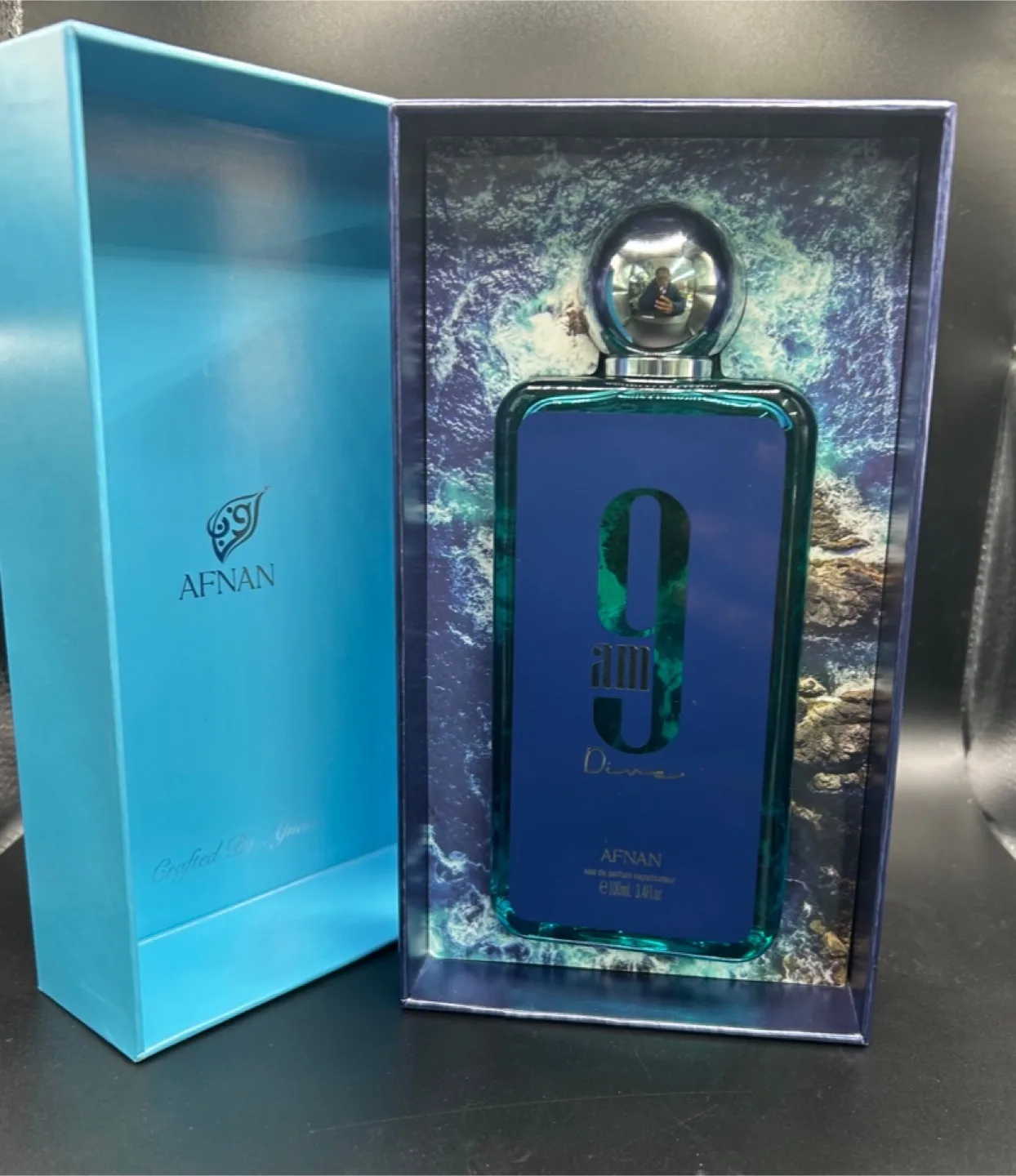 Afnan 9 AM Dive Eau De  Men's Parfum 100ml - New and Sealed image indicator(7)