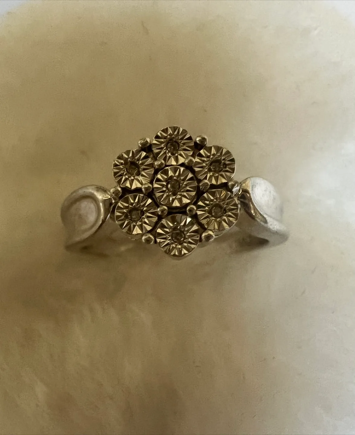 Sterling Silver Diamond Ring thumbnail