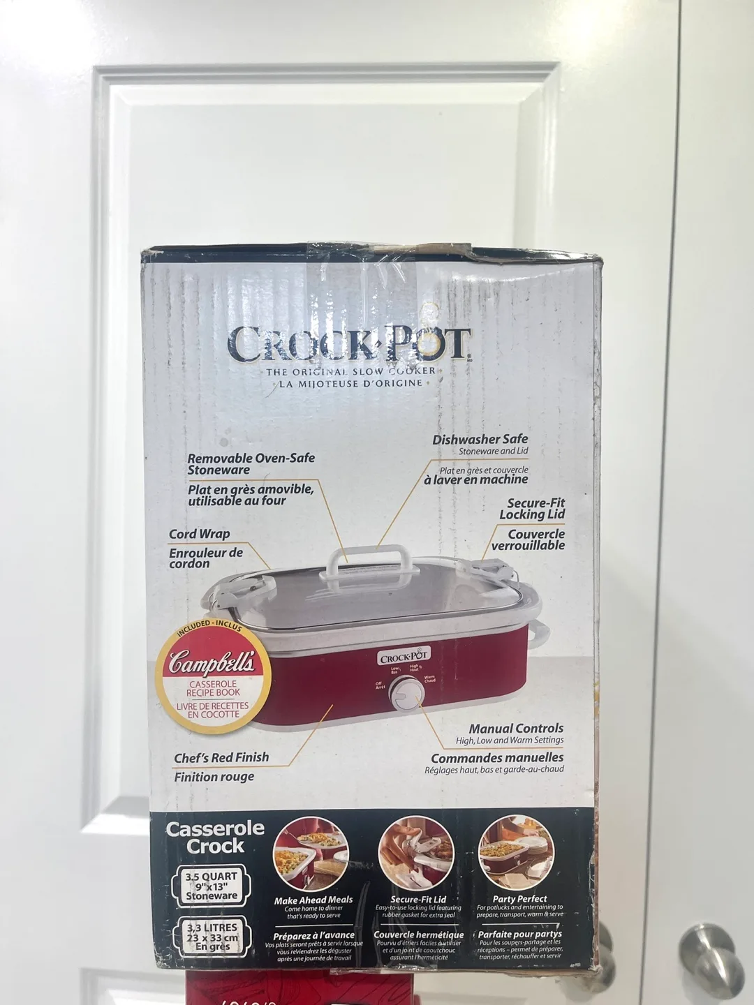 🔥🔥Crock-Pot Casserole Crock Slow Cooker - New in Box! image indicator(2)