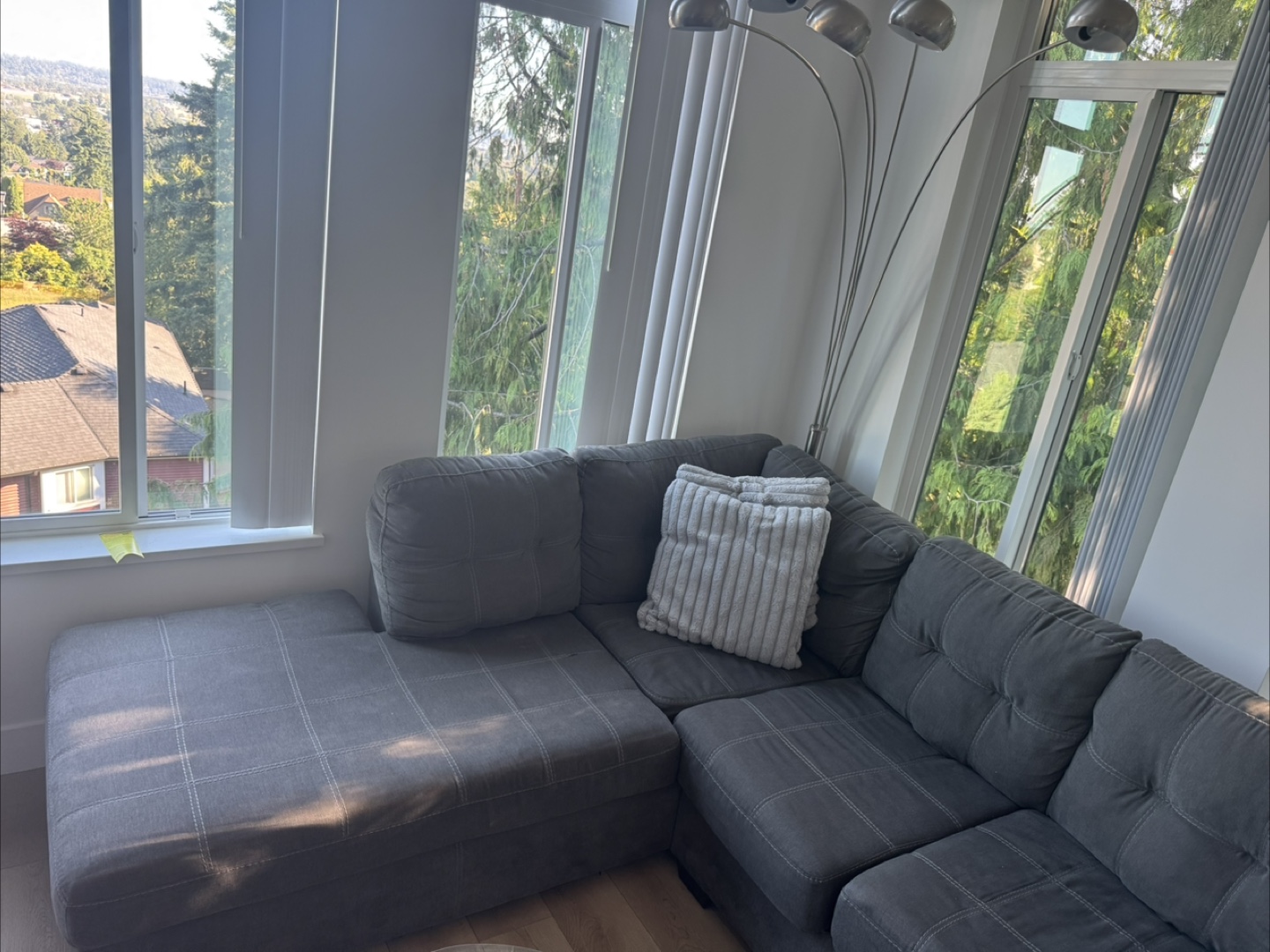 Grey Sectional Sofa - photo 2