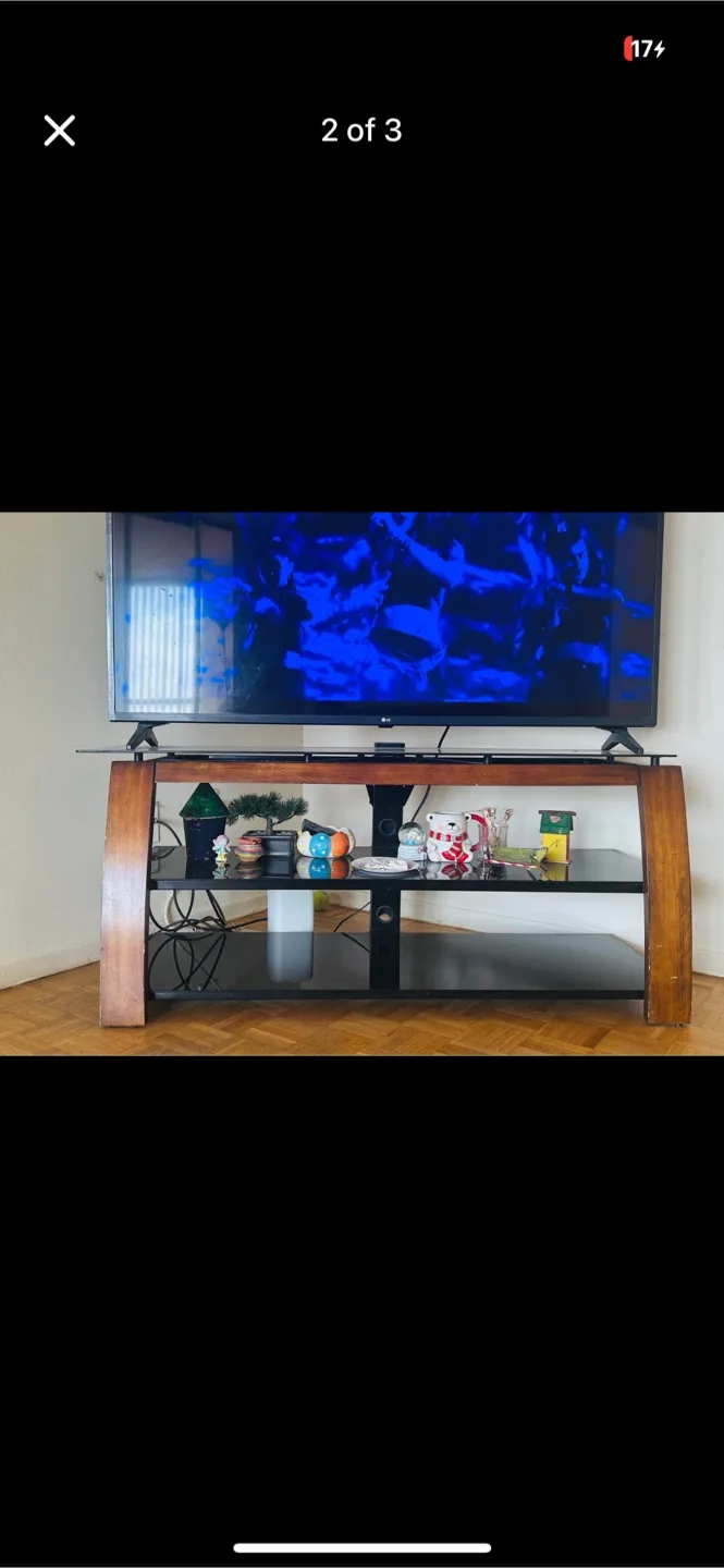 Wood & Glass TV Stand thumbnail