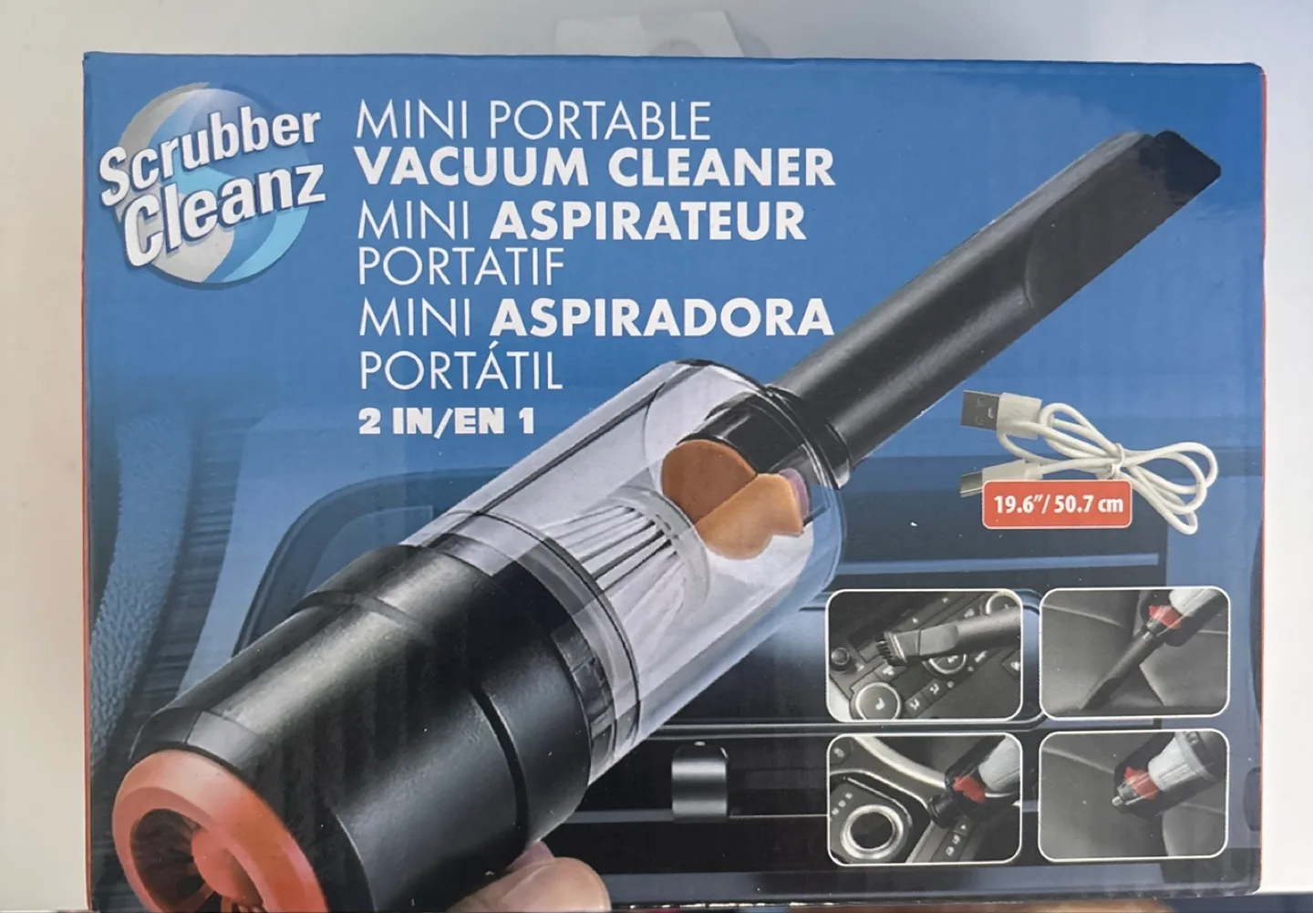 Scrubber Cleanz Mini Portable Vacuum Cleaner thumbnail