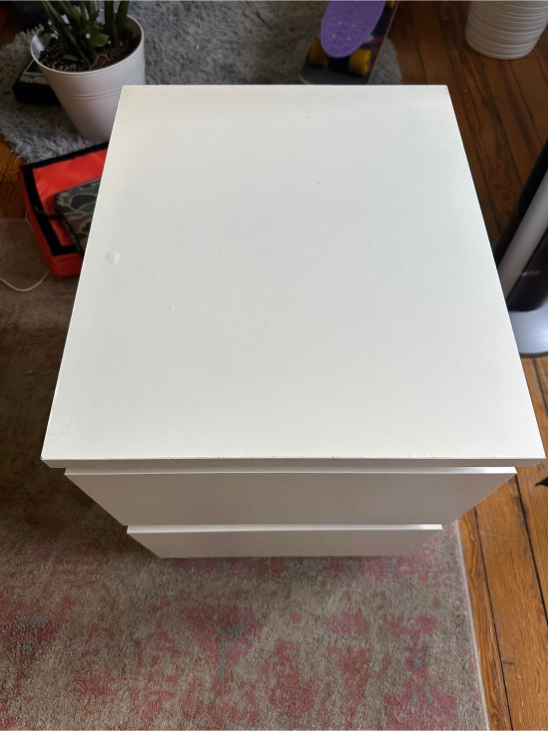 IKEA Malm White 2-Drawer Chest - photo 2