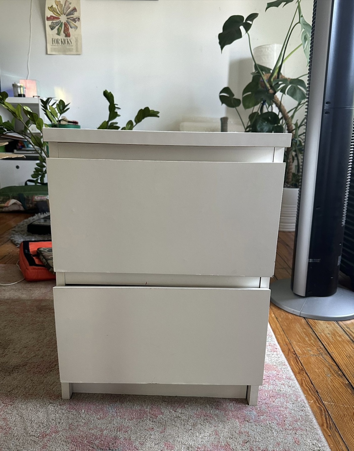 IKEA Malm White 2-Drawer Chest