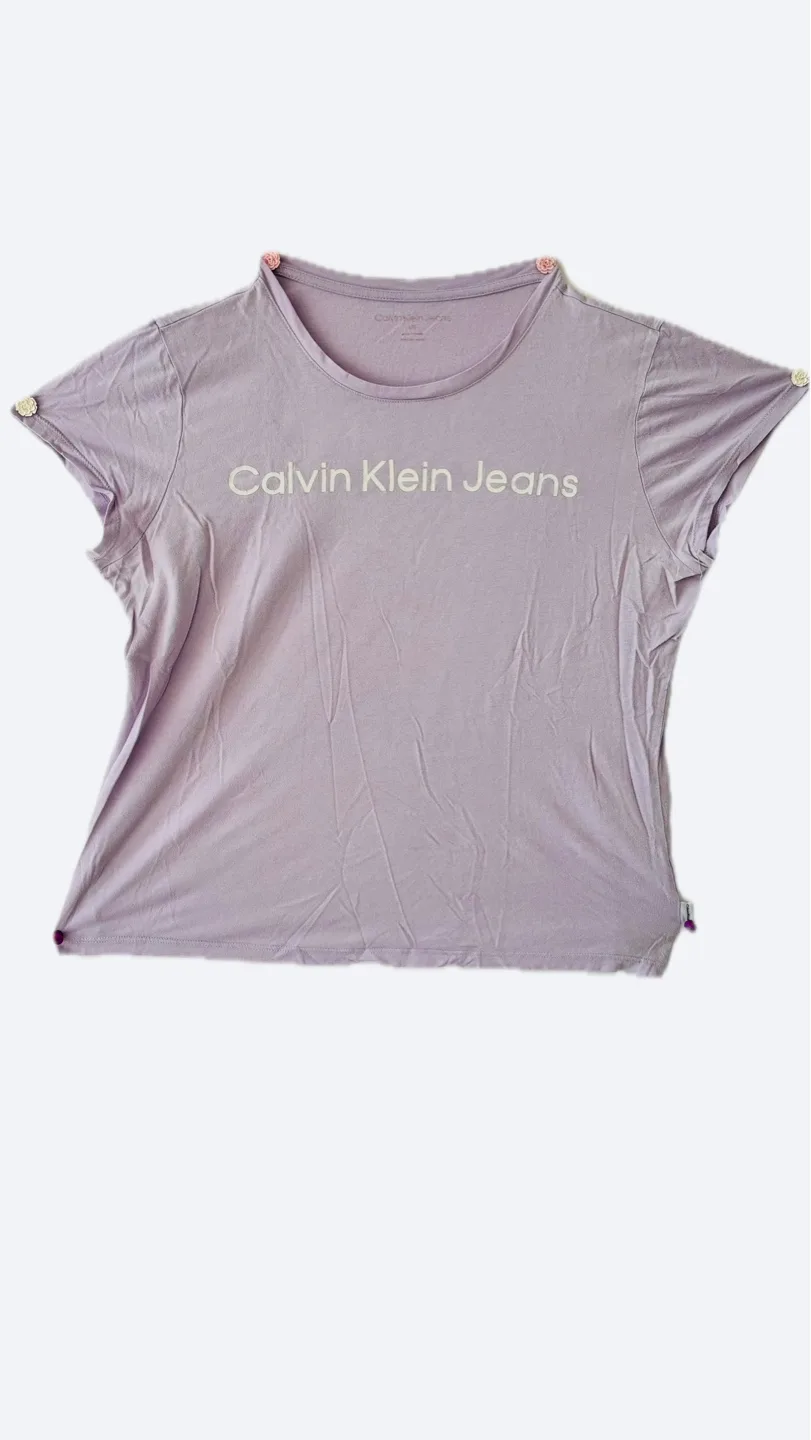 Calvin Klein Jeans Lavender T-Shirt thumbnail