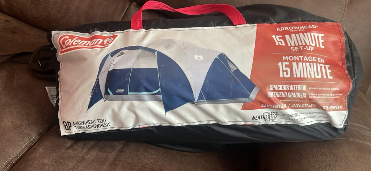 Coleman Arrowhead 8P Tent - Sleeps 5 Queen Airbeds - photo 2