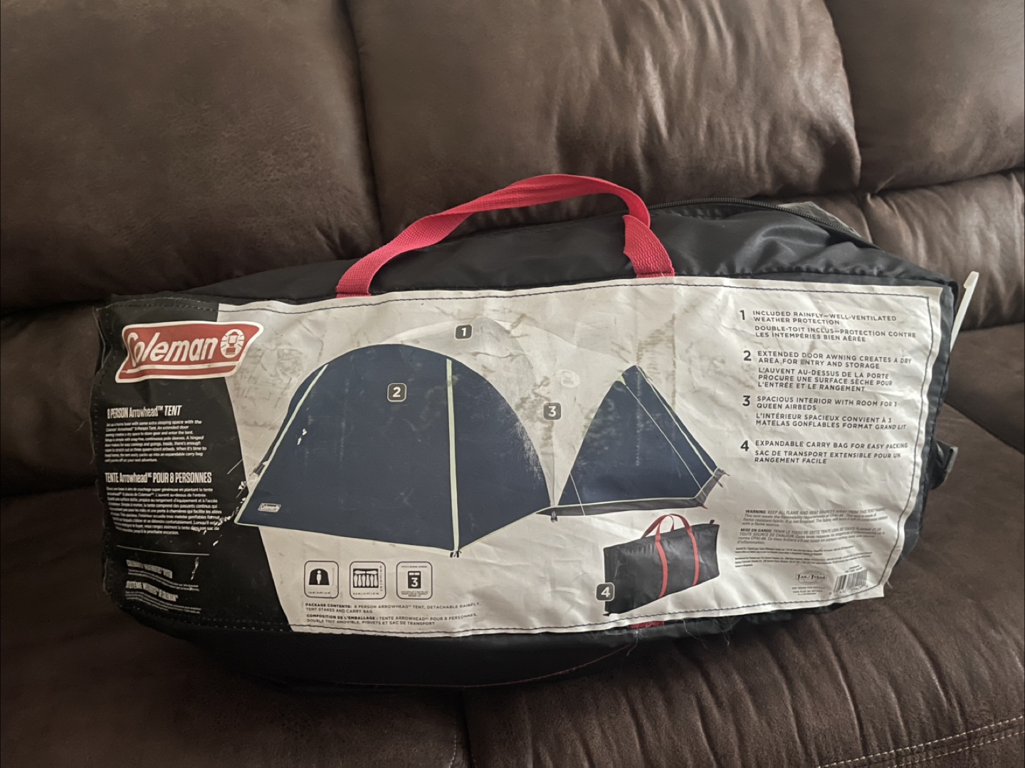 Coleman Arrowhead 8P Tent - Sleeps 5 Queen Airbeds - photo 4