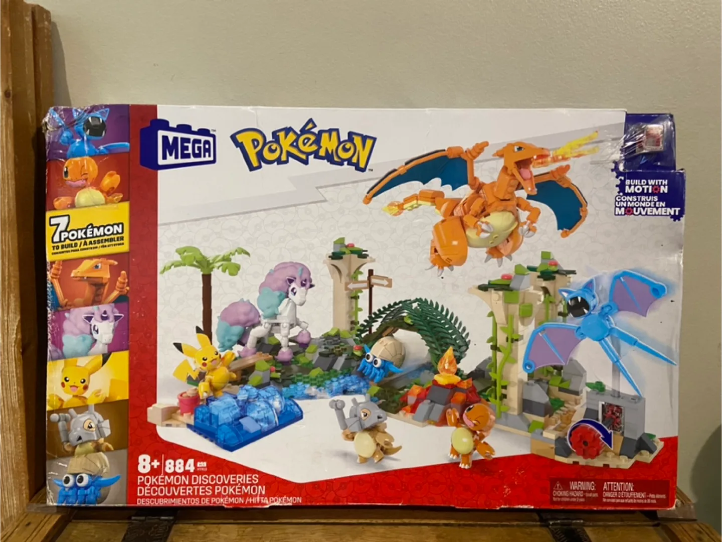 New MEGA Pokemon Discoveries Building Block Set 884 Pieces thumbnail
