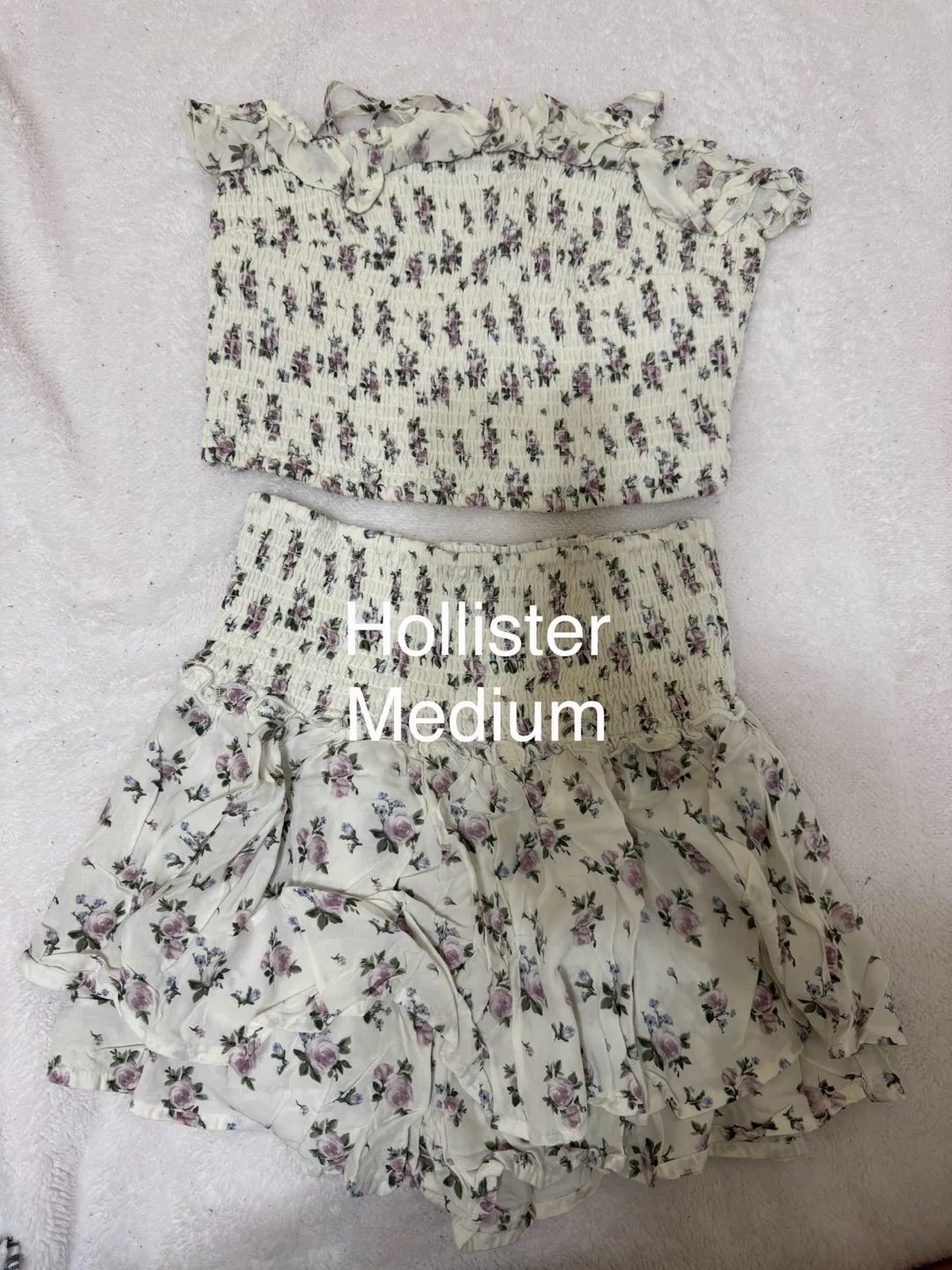 Hollister Floral Two-Piece Set - Size Medium thumbnail