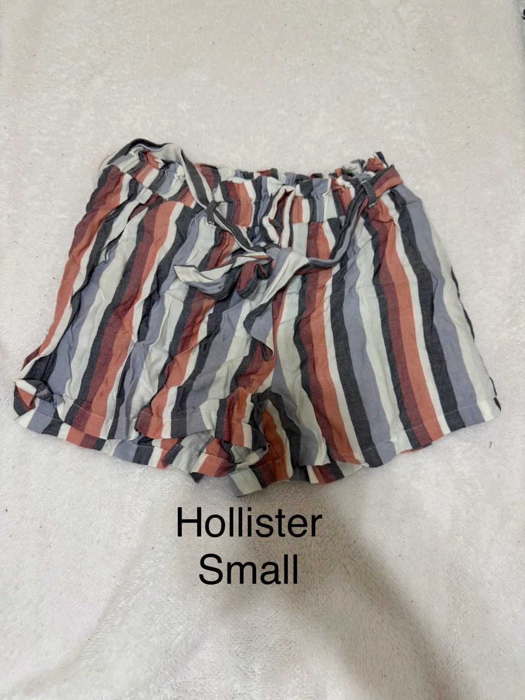 Hollister Striped Shorts - Size Small thumbnail