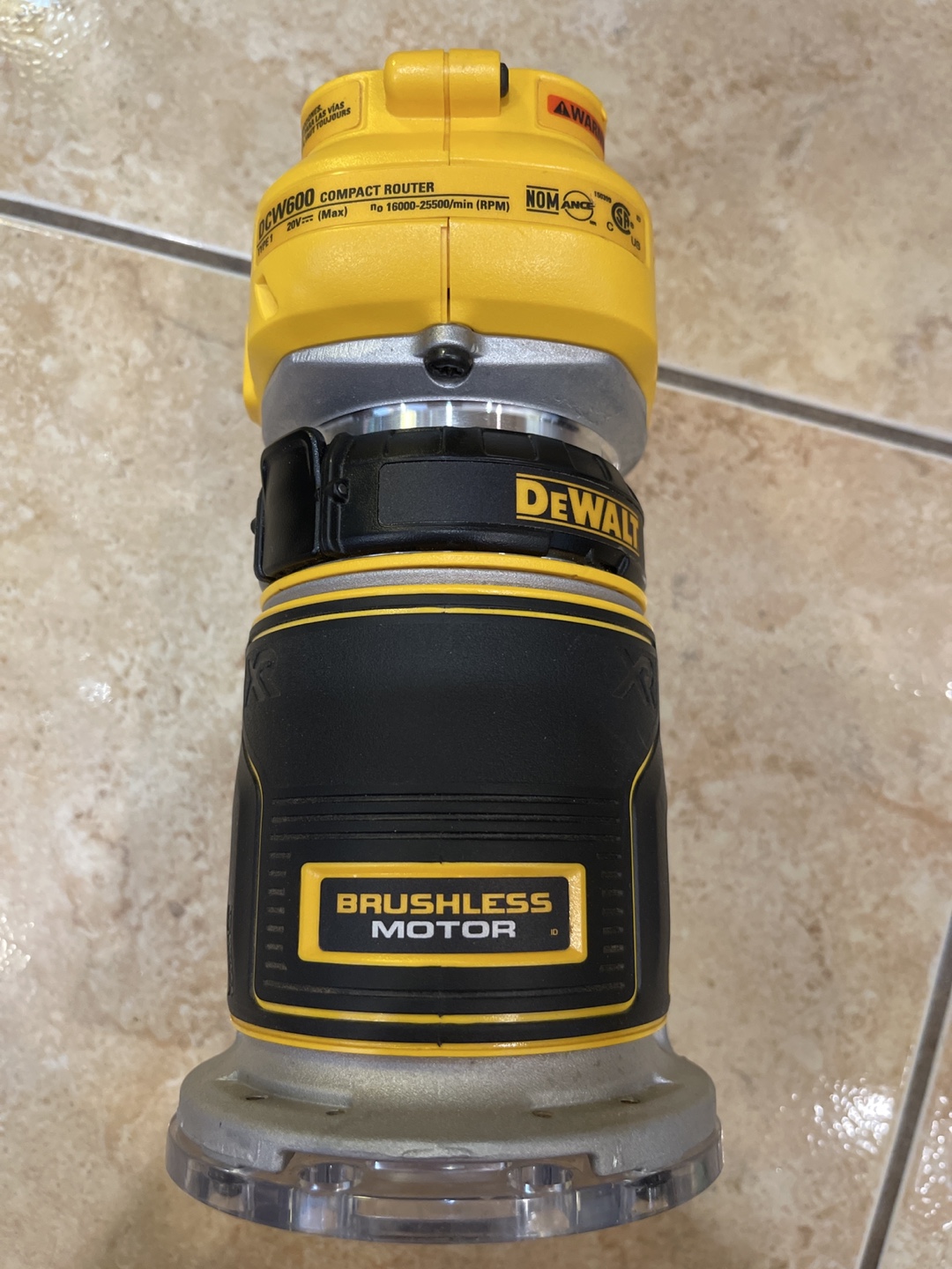 DeWalt DCW600 Compact Router, Brushless Motor - photo 3