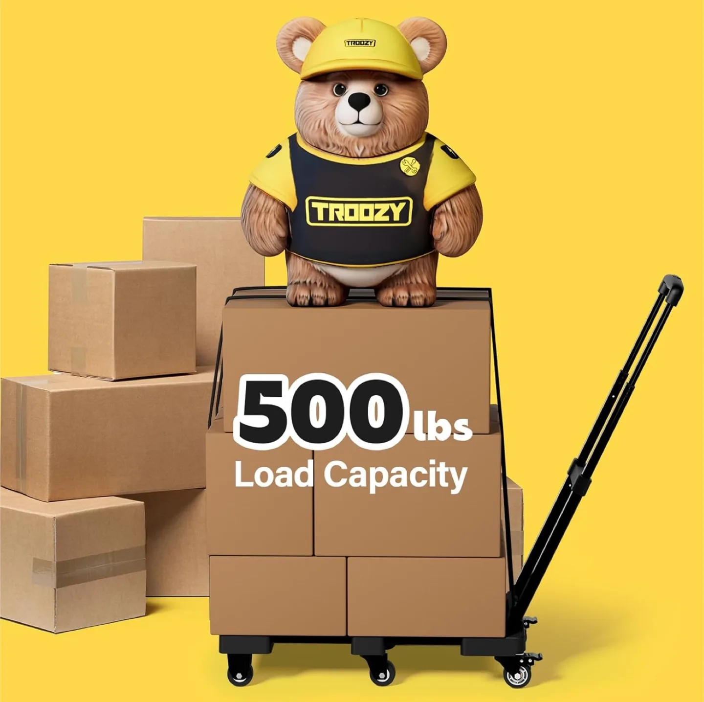 TROOZY Folding Hand Truck Dolly Cart image indicator(3)