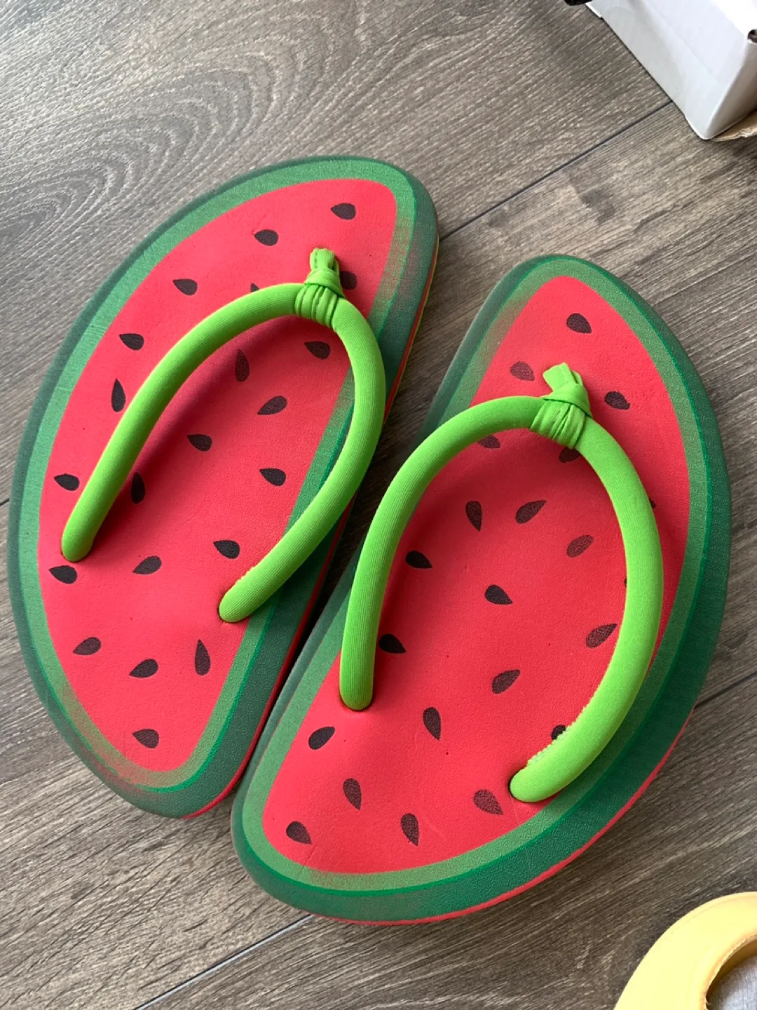 Watermelon Flip Flops size 6 thumbnail
