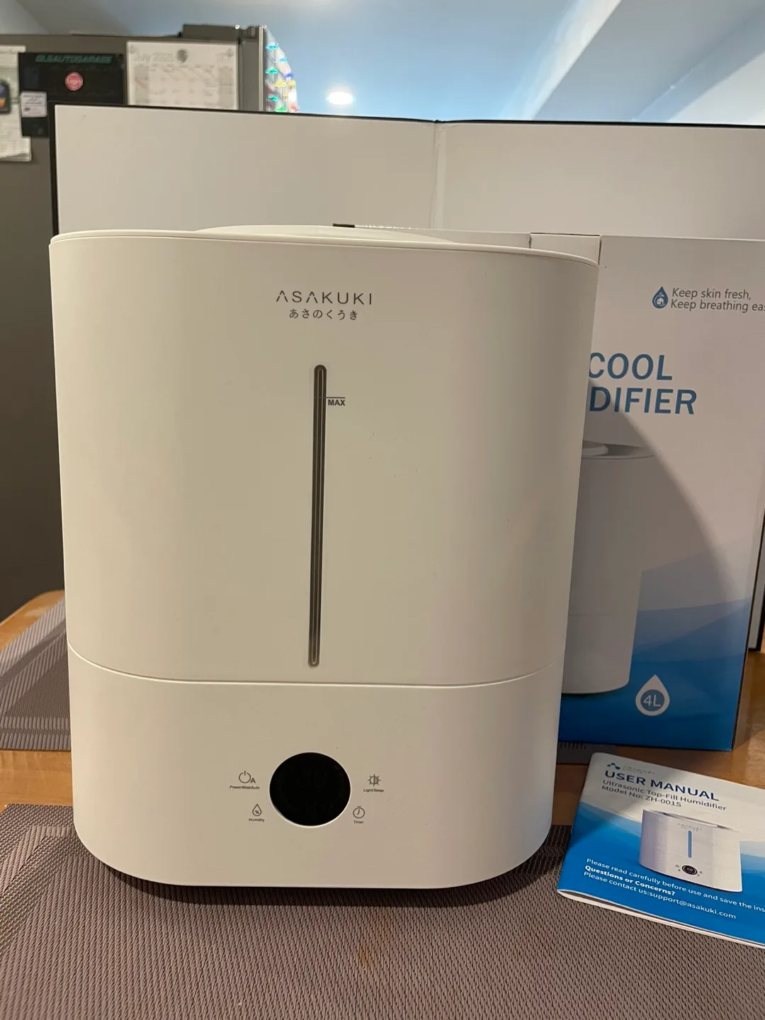 Asakuki Cool Mist Humidifier - Used thumbnail