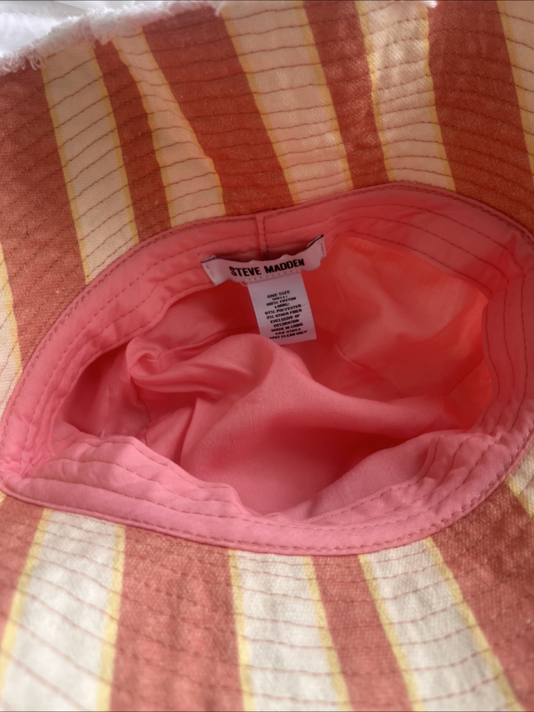 Steve Madden Striped Bucket Hat - photo 2