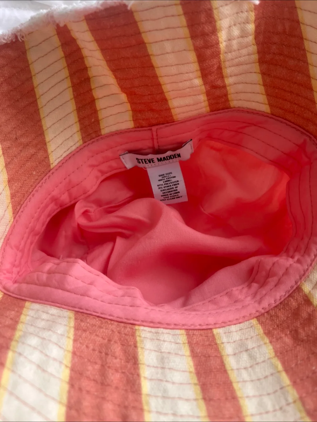 Steve Madden Striped Bucket Hat image indicator(2)