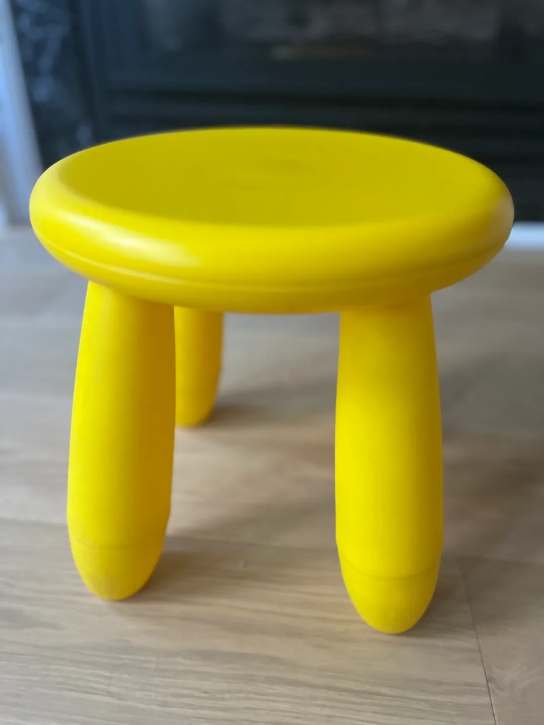 Cute IKEA Mammut Stool - Yellow thumbnail