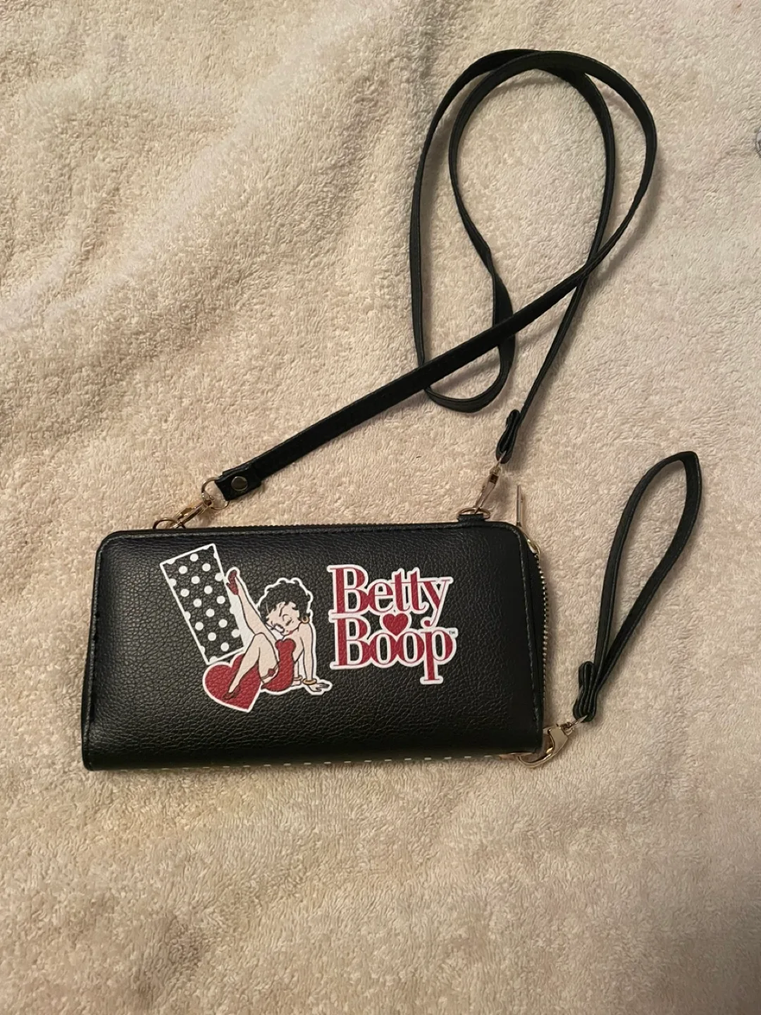 Betty Boop Polka Dot Crossbody Bag image indicator(3)